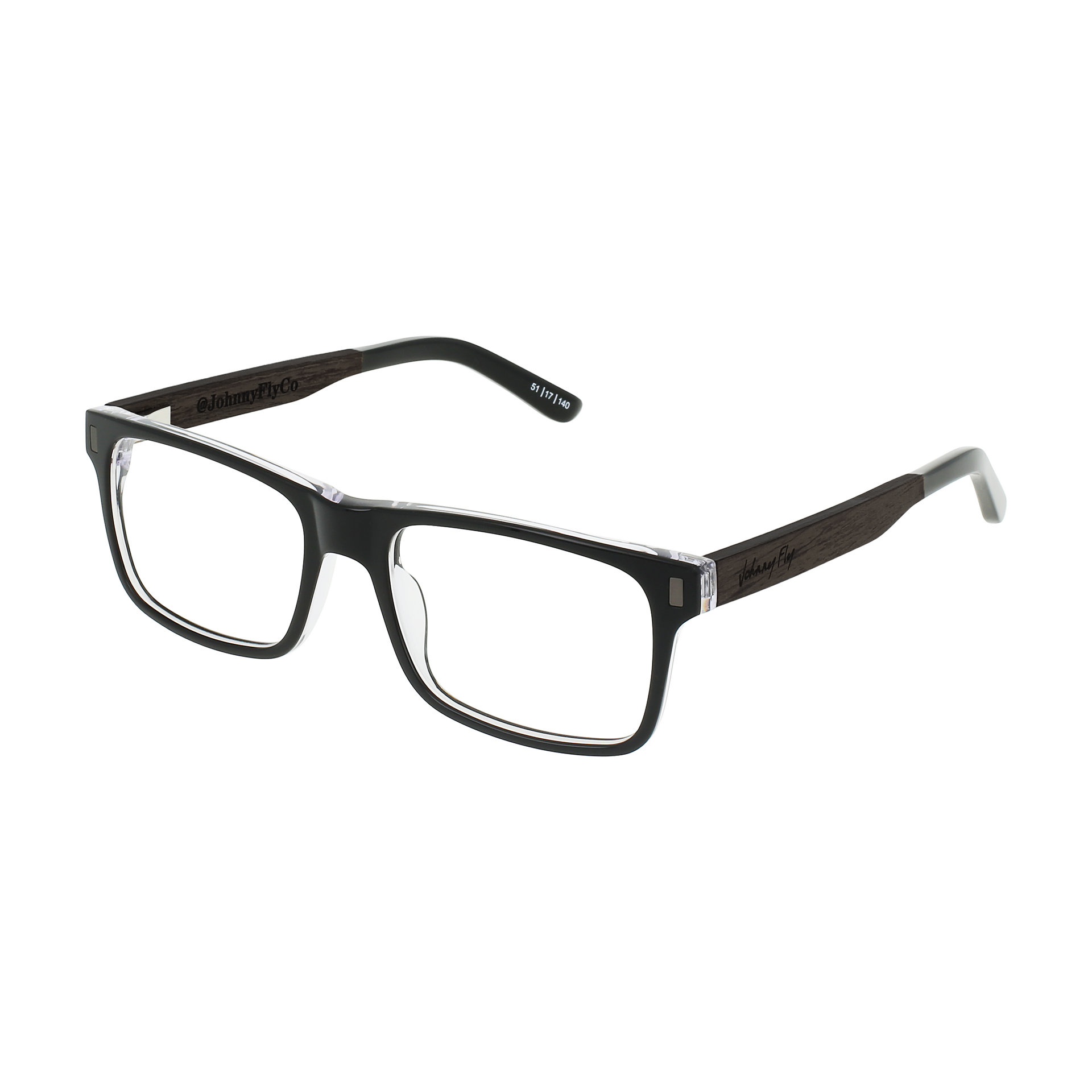 7FIFTY7 - Black Crystal - Blue Light Reader - Johnny Fly Eyewear #color_black-crystal