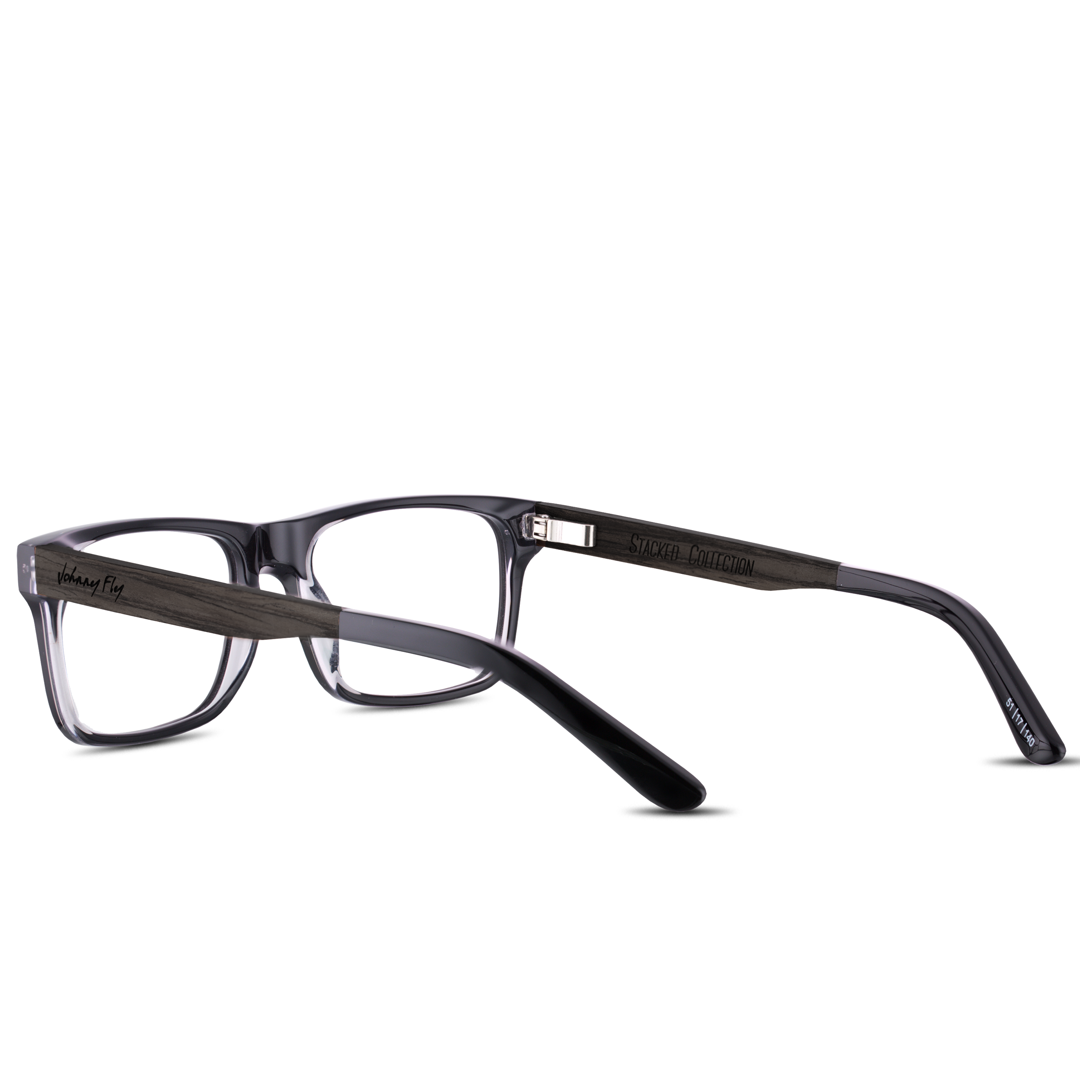7FIFTY7 BLUGUARD - Black Crystal - Blue Light Glasses - Johnny Fly Eyewear #color_black-crystal