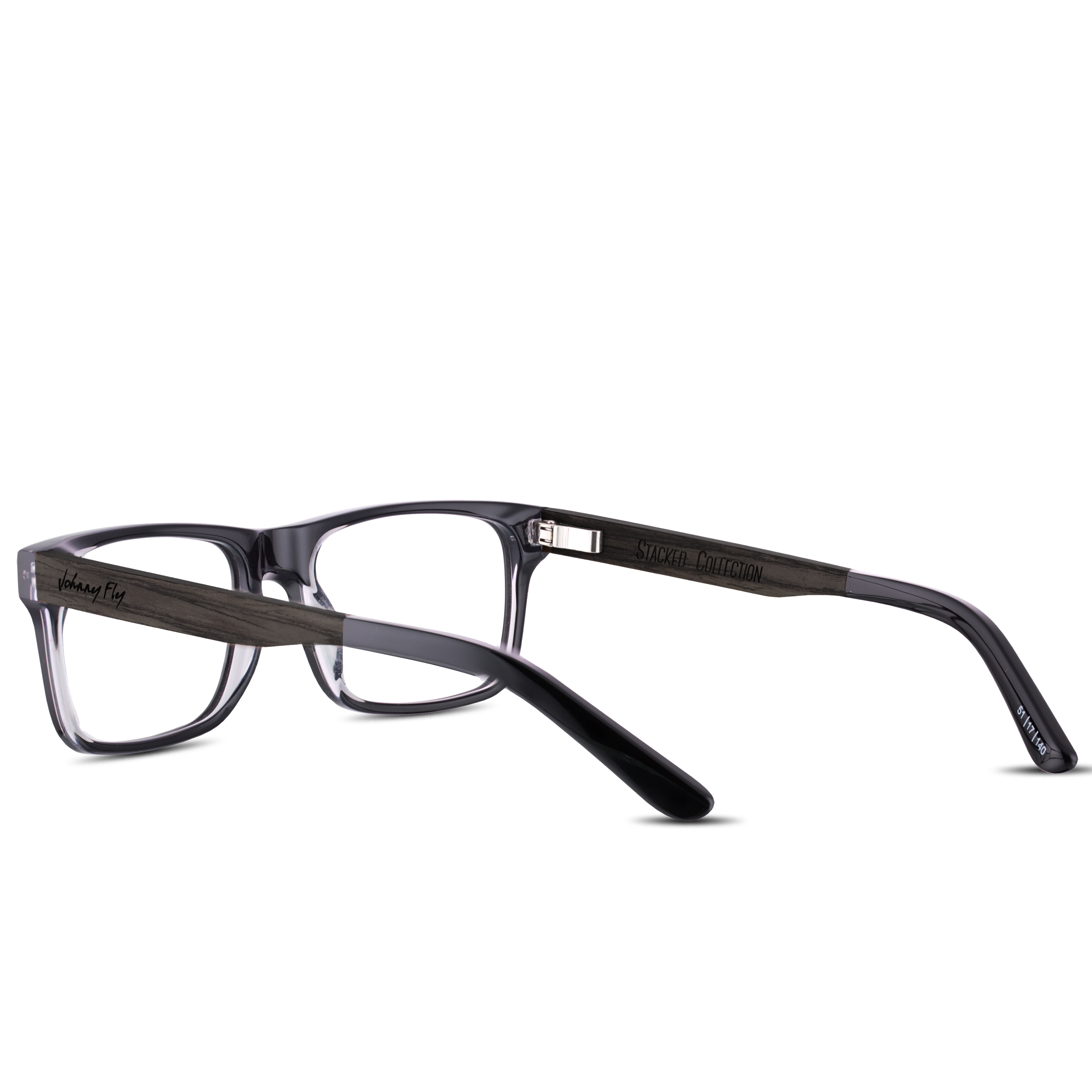 7FIFTY7 BLUGUARD - Black Crystal - Blue Light Glasses - Johnny Fly Eyewear