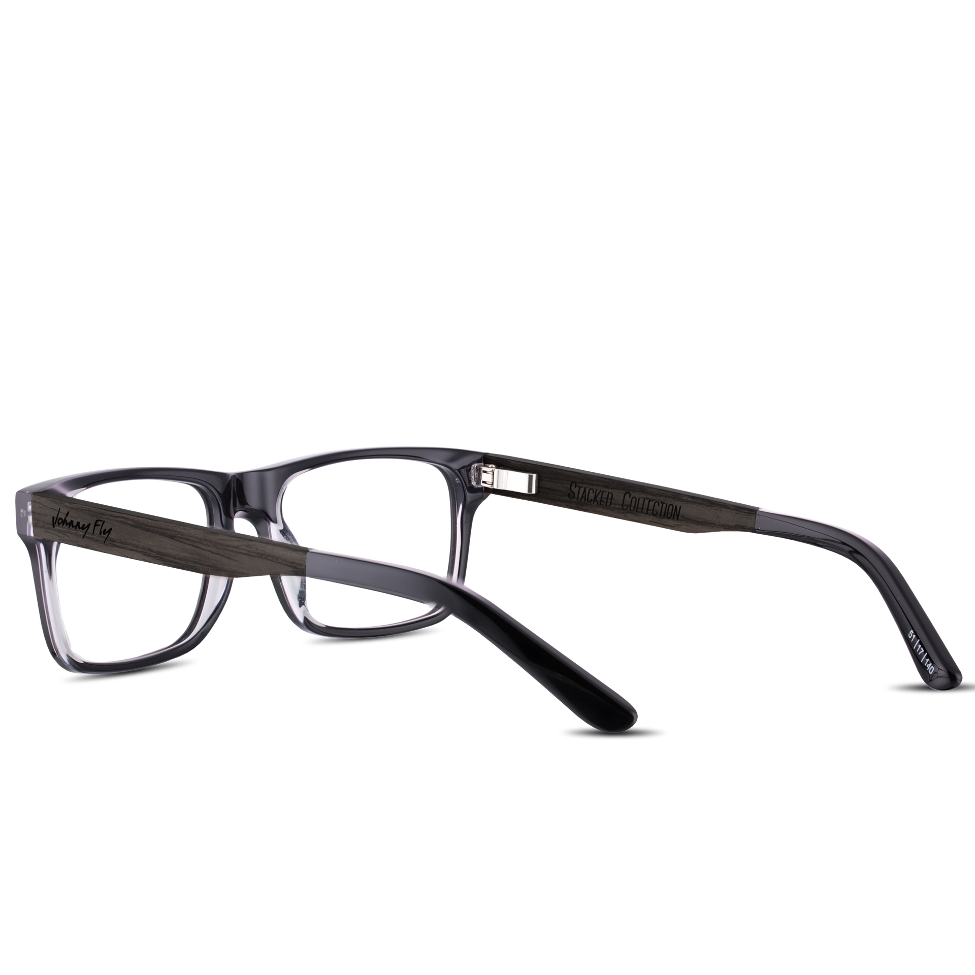 7FIFTY7 - Black Crystal - Blue Light Reader - Johnny Fly Eyewear #color_black-crystal