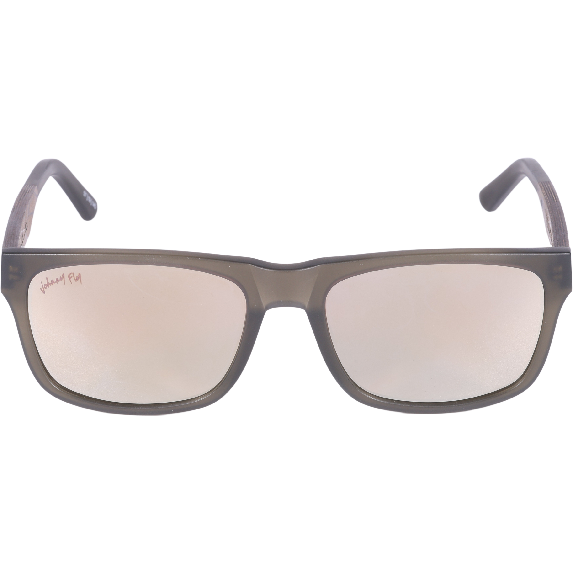 7Thirty7 737 SANDED OLIVE square large fit wide Gold Gradient Mirrored Polarized Sunglasses by Johnny Fly | Handcrafted with Acetate and Wood #color_sanded-olive