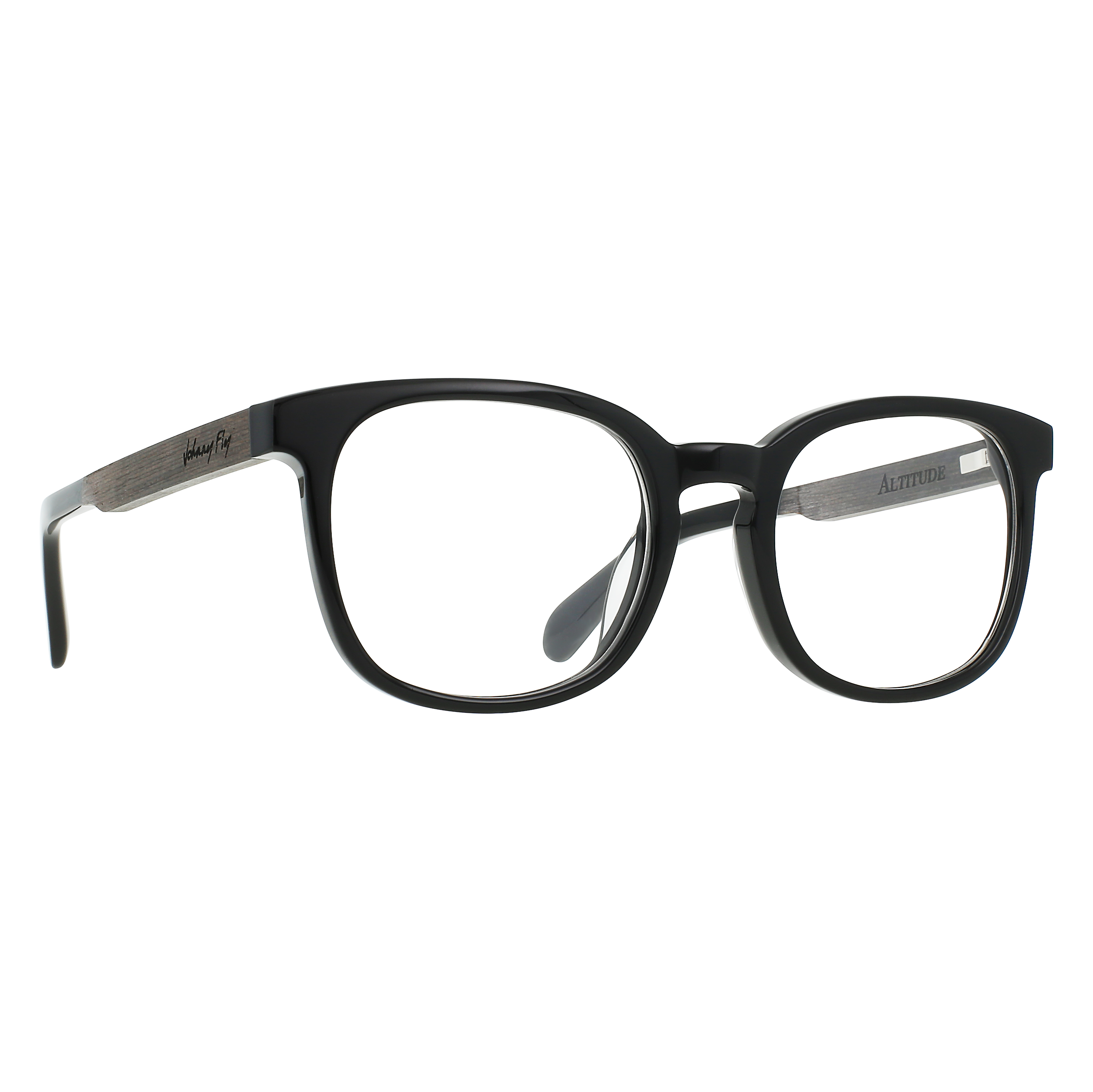 ALTITUDE Frame - Gloss Black - Eyeglasses Frame - Johnny Fly Eyewear | 