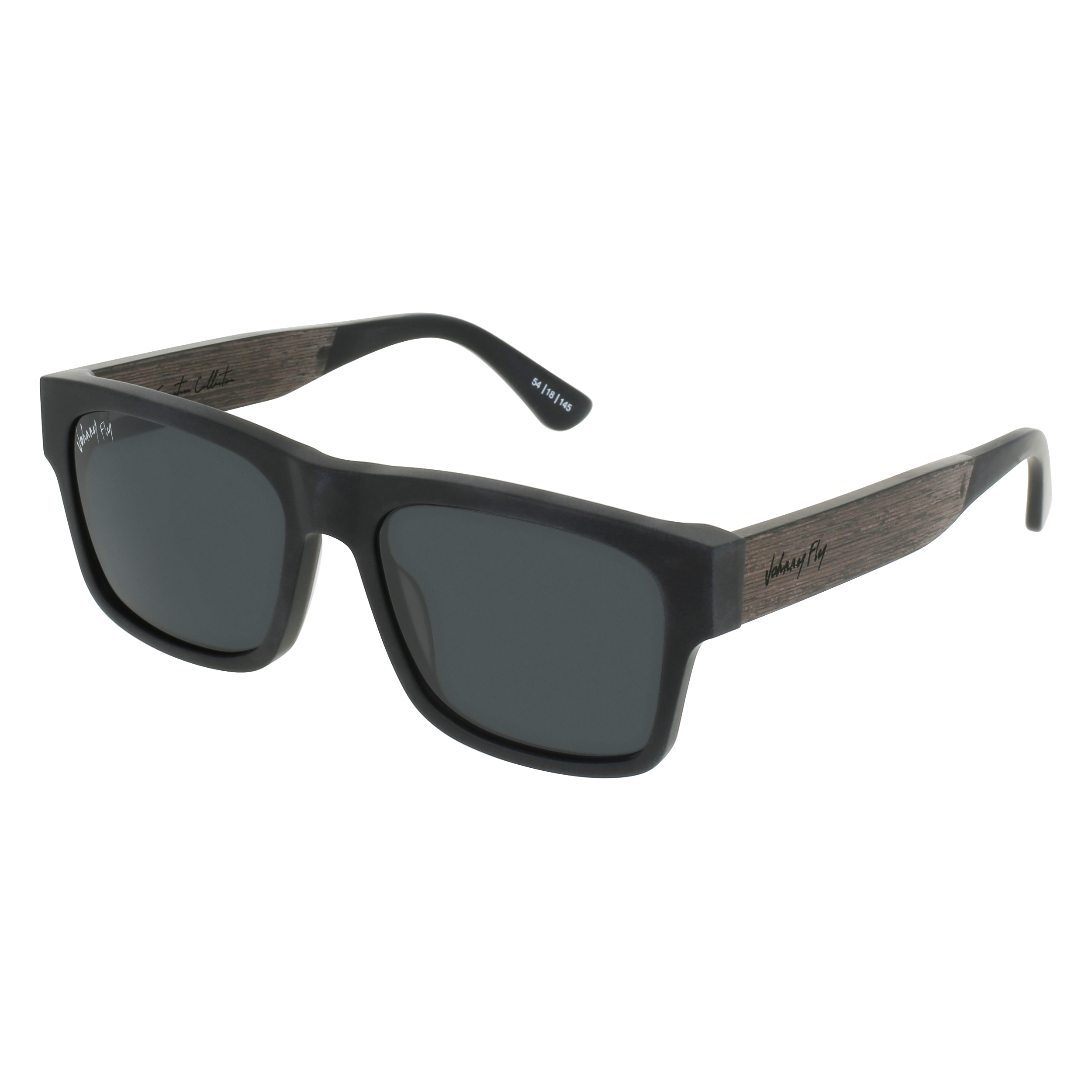 ARROW - Matte Black - Sunglasses - Johnny Fly Eyewear | 