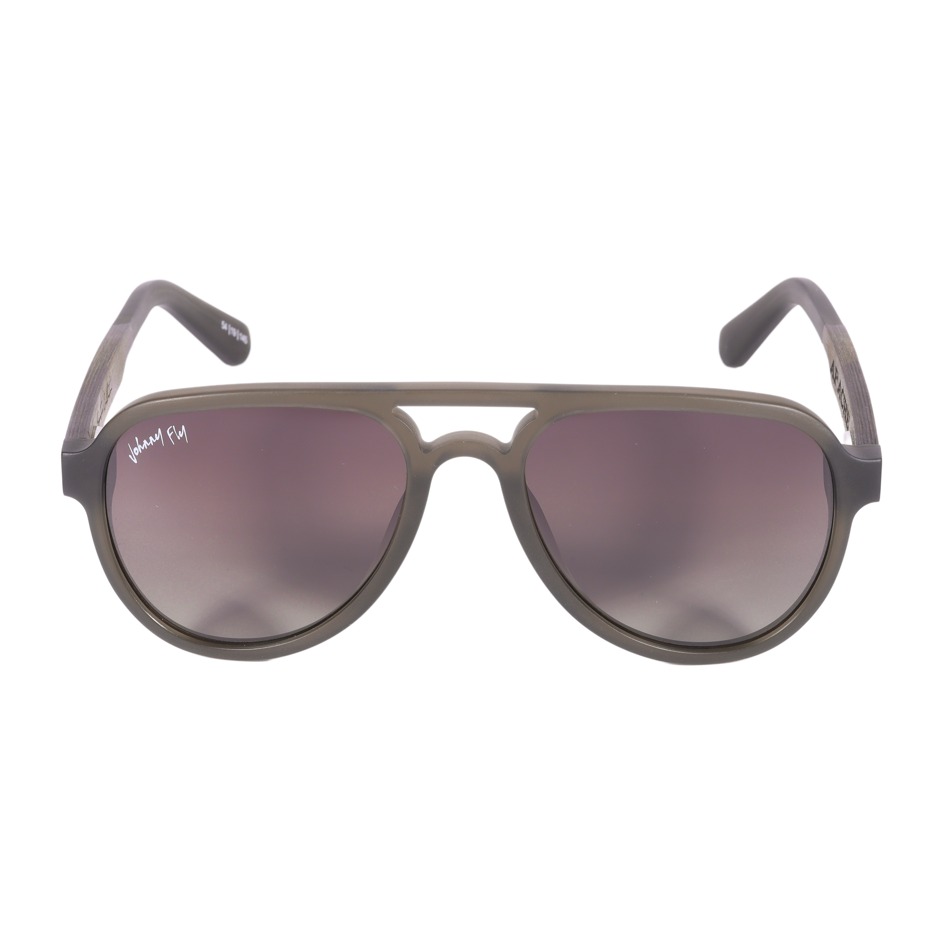 Apache SANDED OLIVE Retro Aviator Polarized Sunglasses by Johnny Fly | Handcrafted with Acetate and Wood  #color_sanded-olive