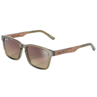 Branch Wooden Polarized Sunglasses by Johnny Fly -Right Angle - Olive
#color_olive