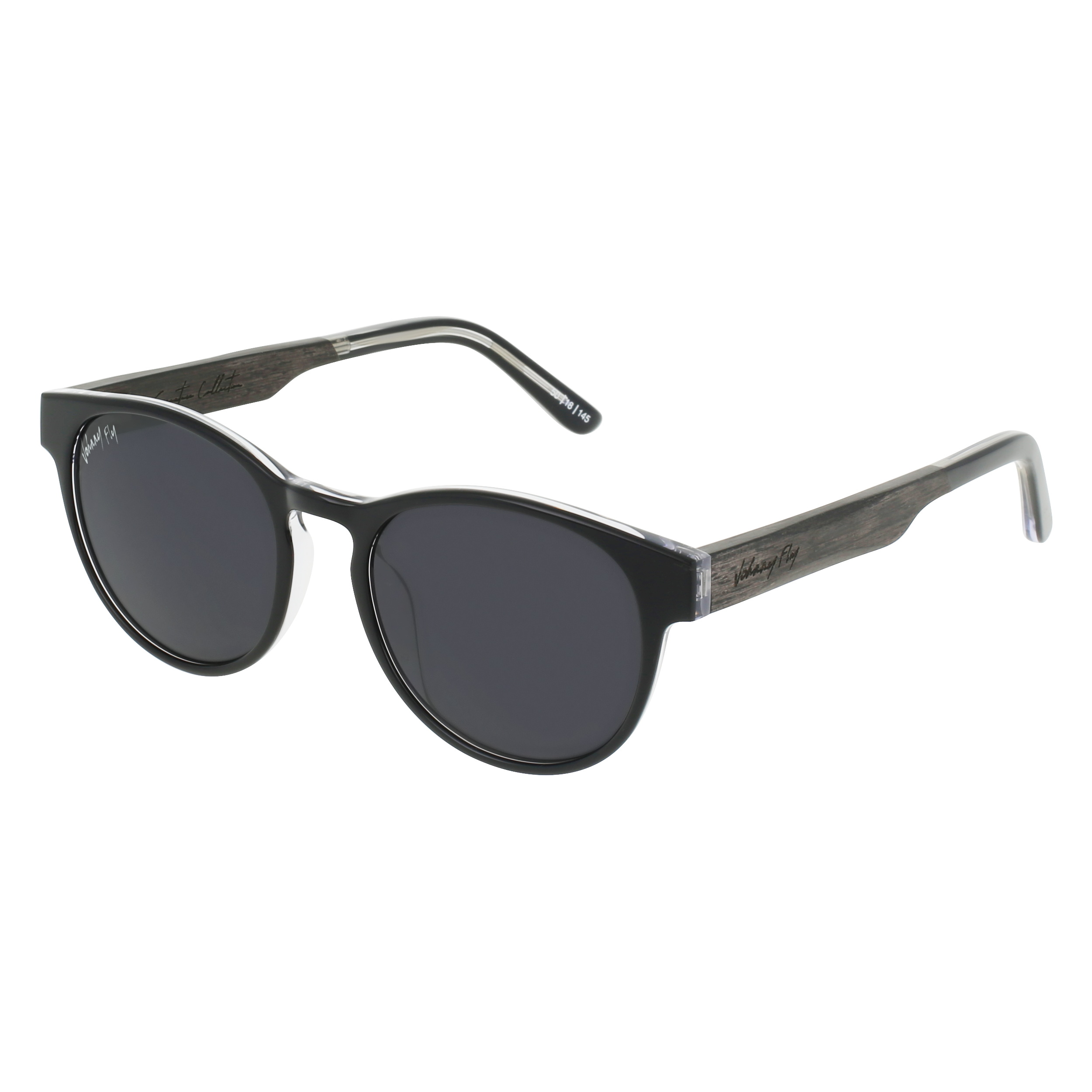 Flight - Johnny Fly - Black Crystal - Smoke Polarized - Sunglasses | 