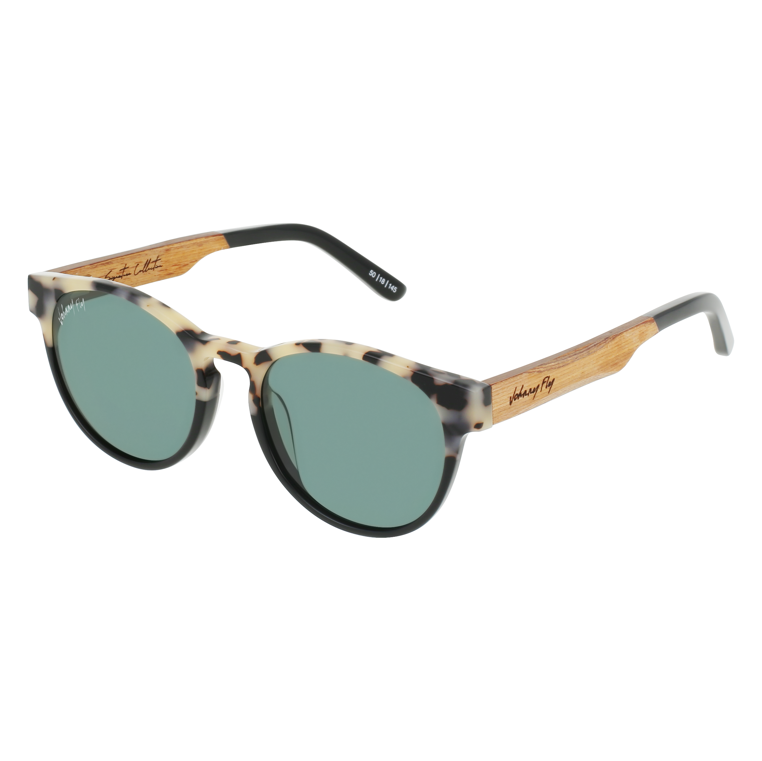 Flight - Johnny Fly - Split White Tortoise - G15 Polarized - Sunglasses | #color_split-white-tortoise