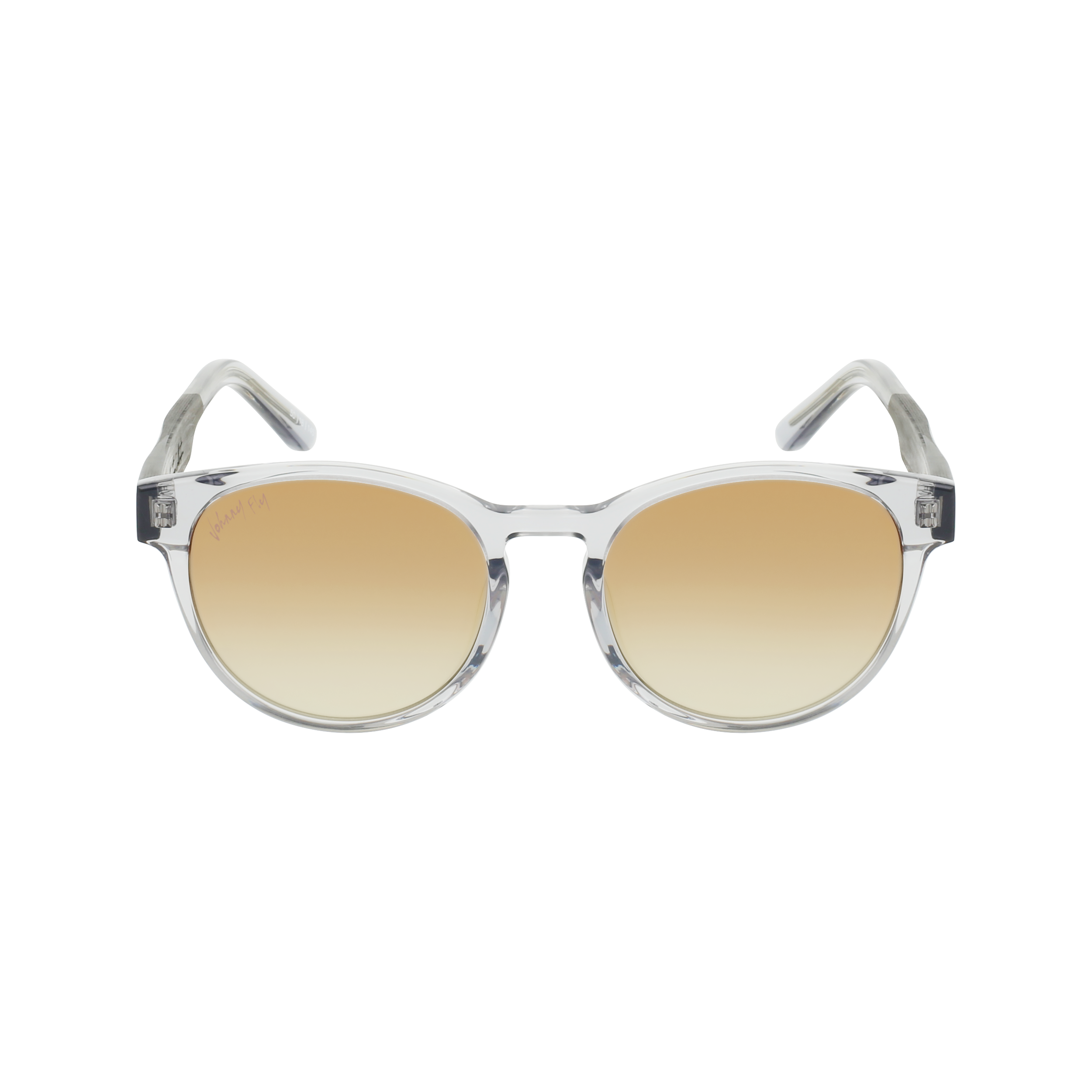 Flight - Johnny Fly - Tinted Crystal - Smoke Gradient Polarized - Sunglasses | #color_tinted-crystal