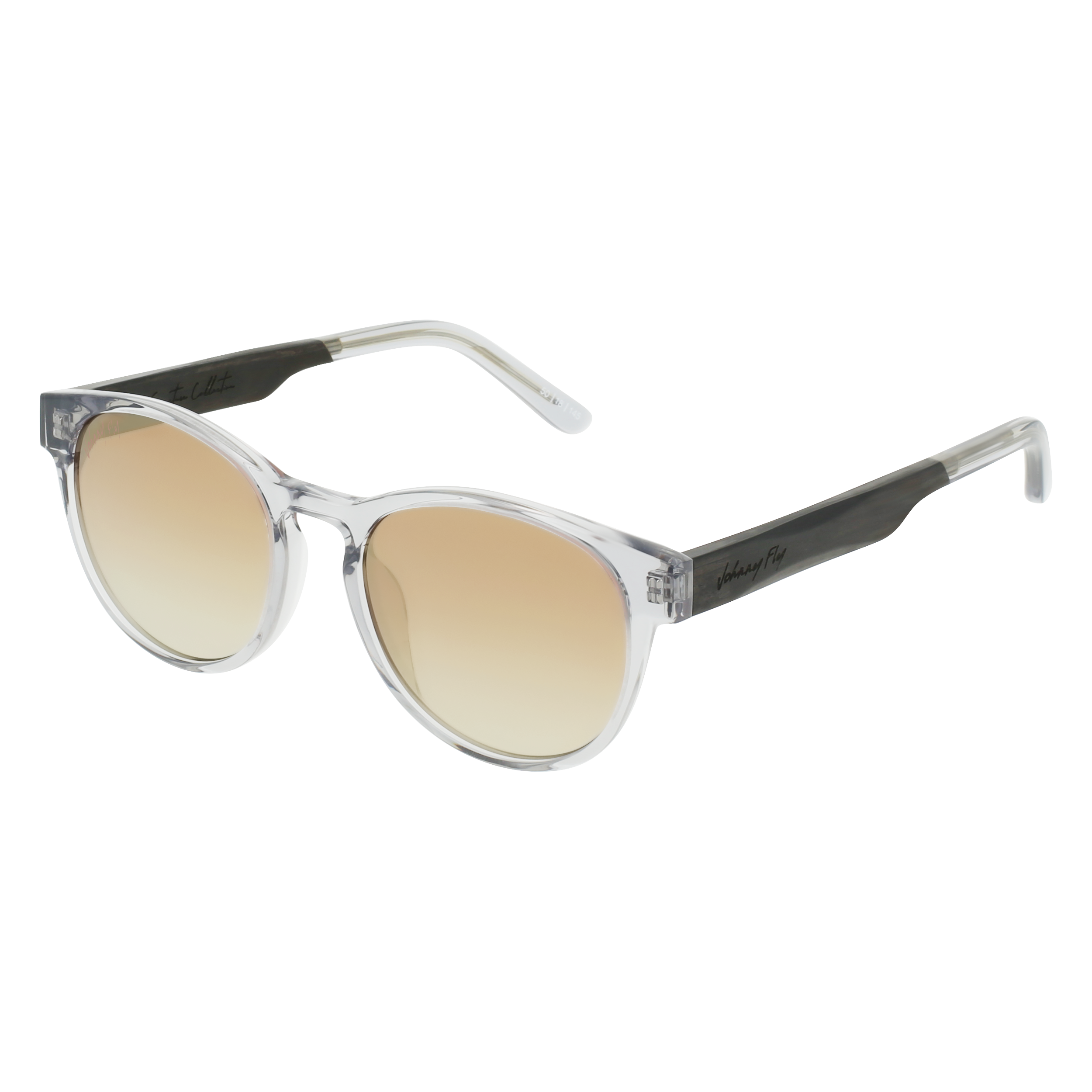 Flight - Johnny Fly - Tinted Crystal - Smoke Gradient Polarized - Sunglasses | #color_tinted-crystal