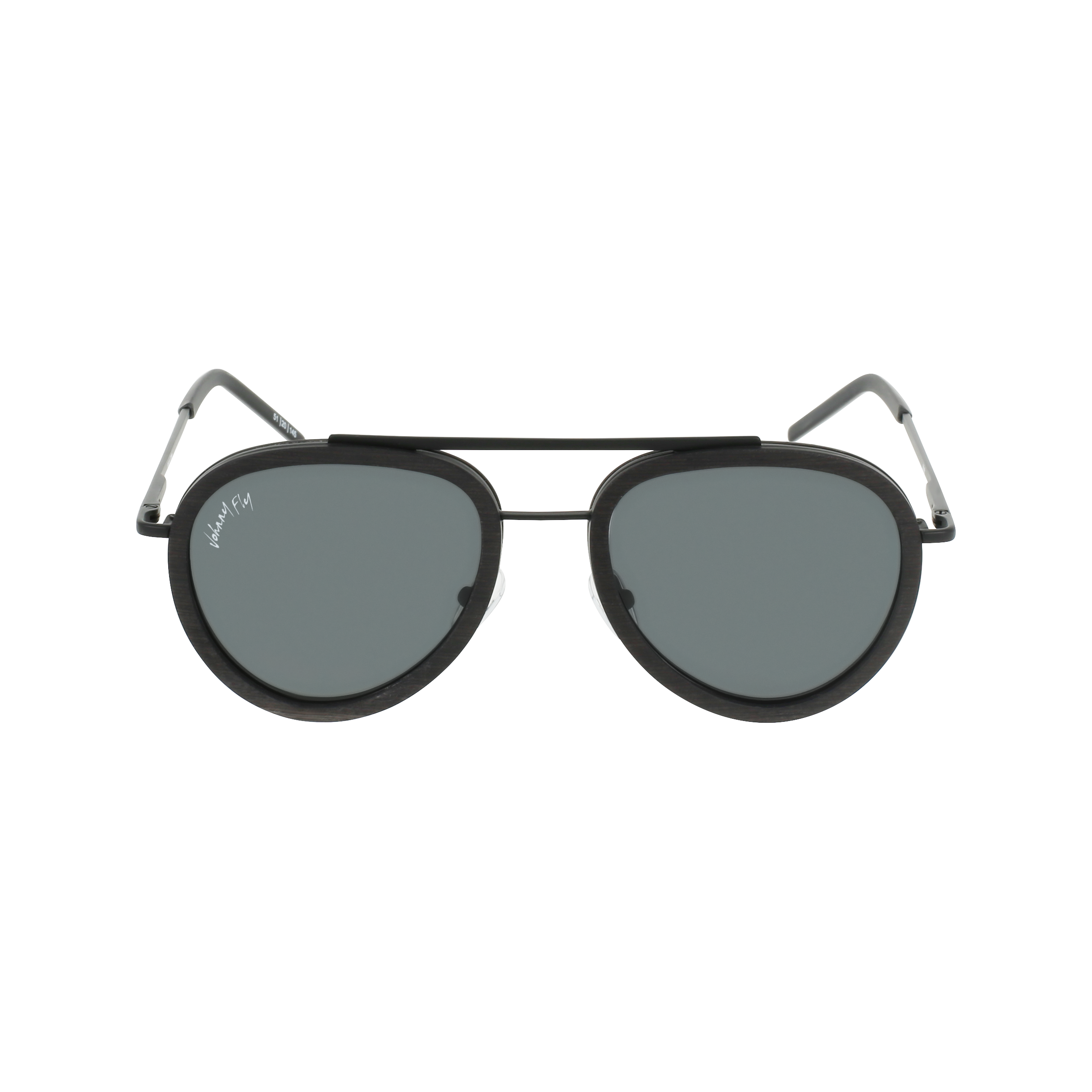 KIRK - Black - Sunglasses - Johnny Fly Eyewear | #color_black