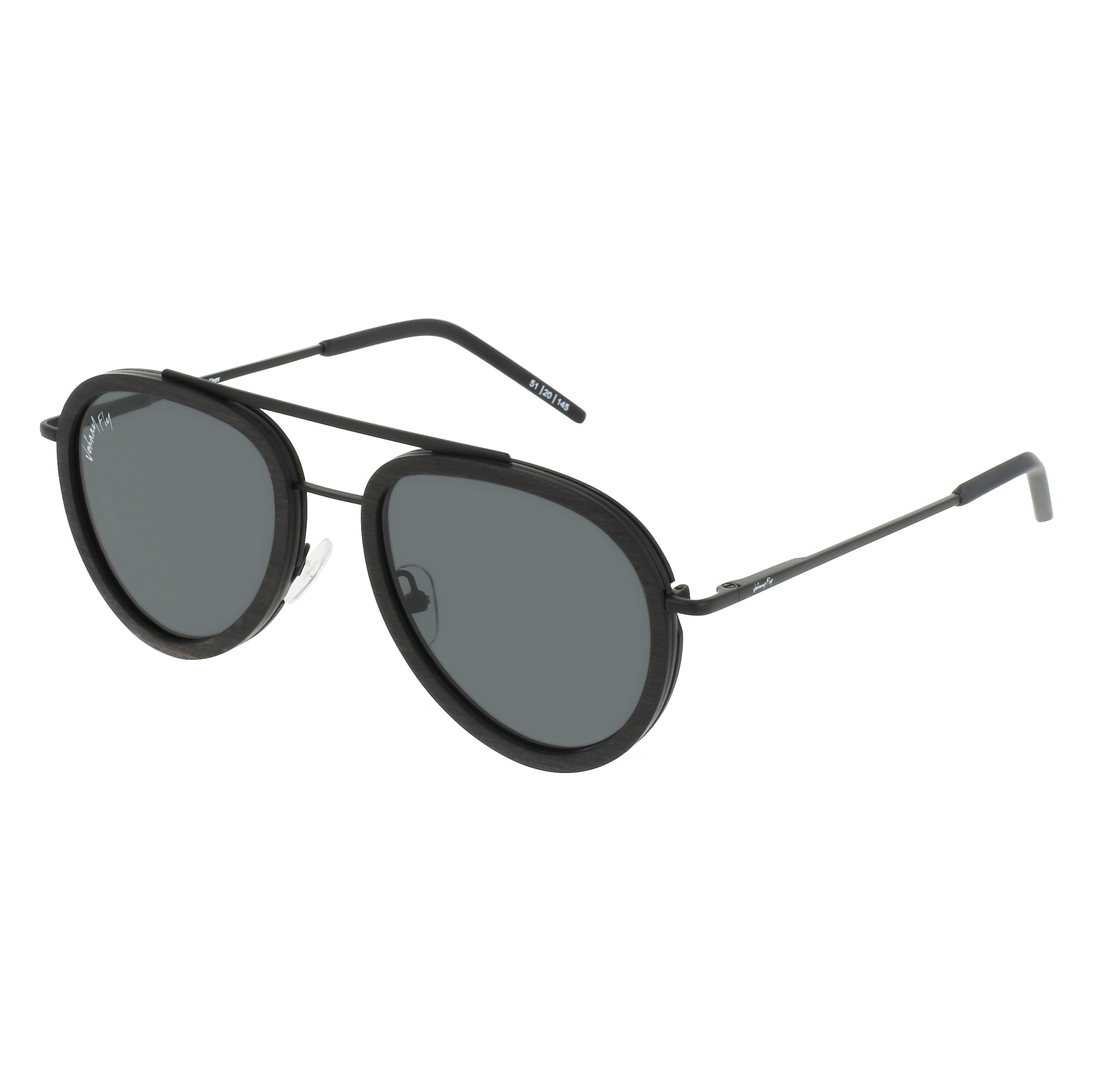 KIRK - Black - Sunglasses - Johnny Fly Eyewear | 