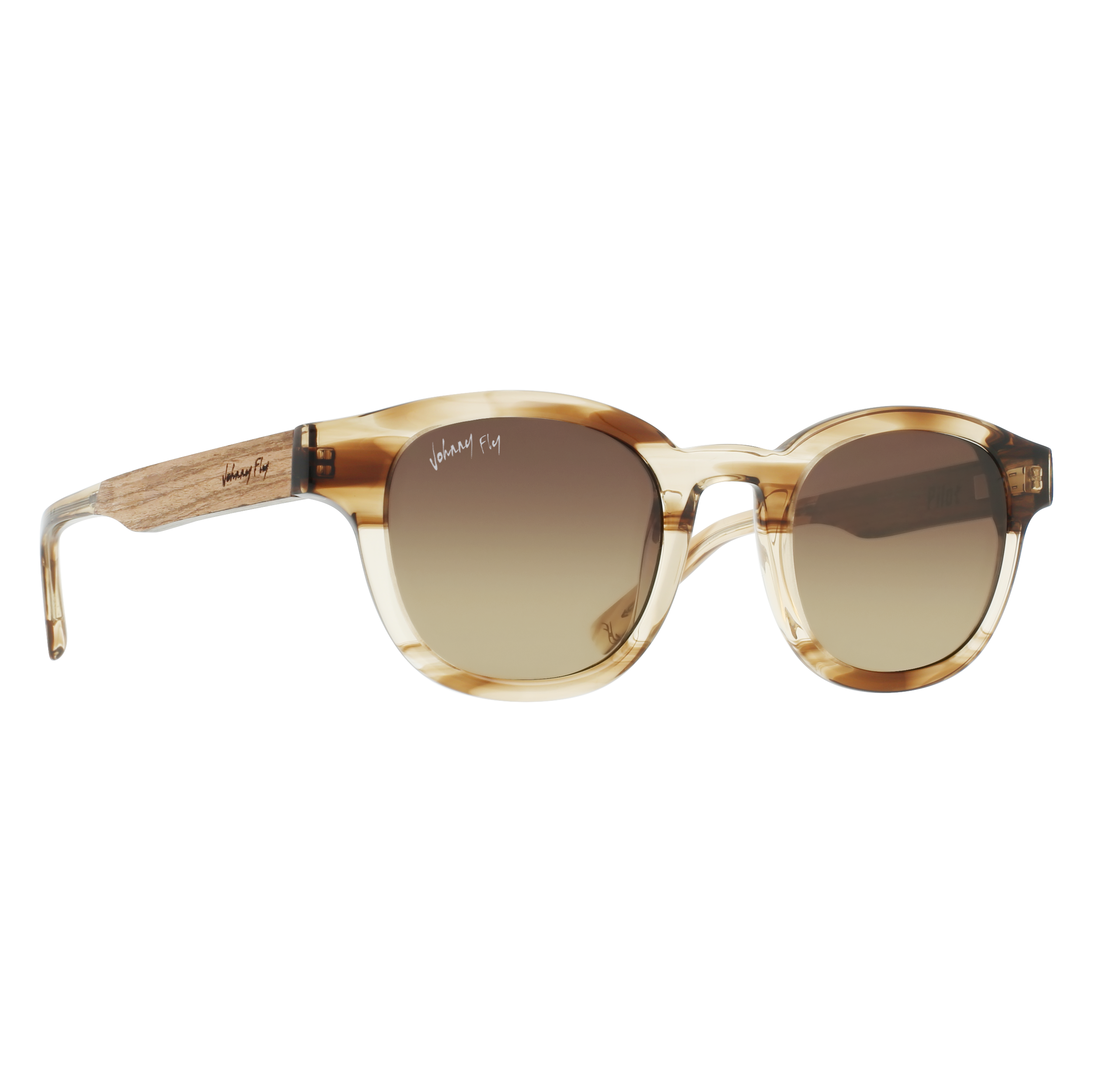 PILOT - Almond - Sunglasses - Johnny Fly Eyewear | 