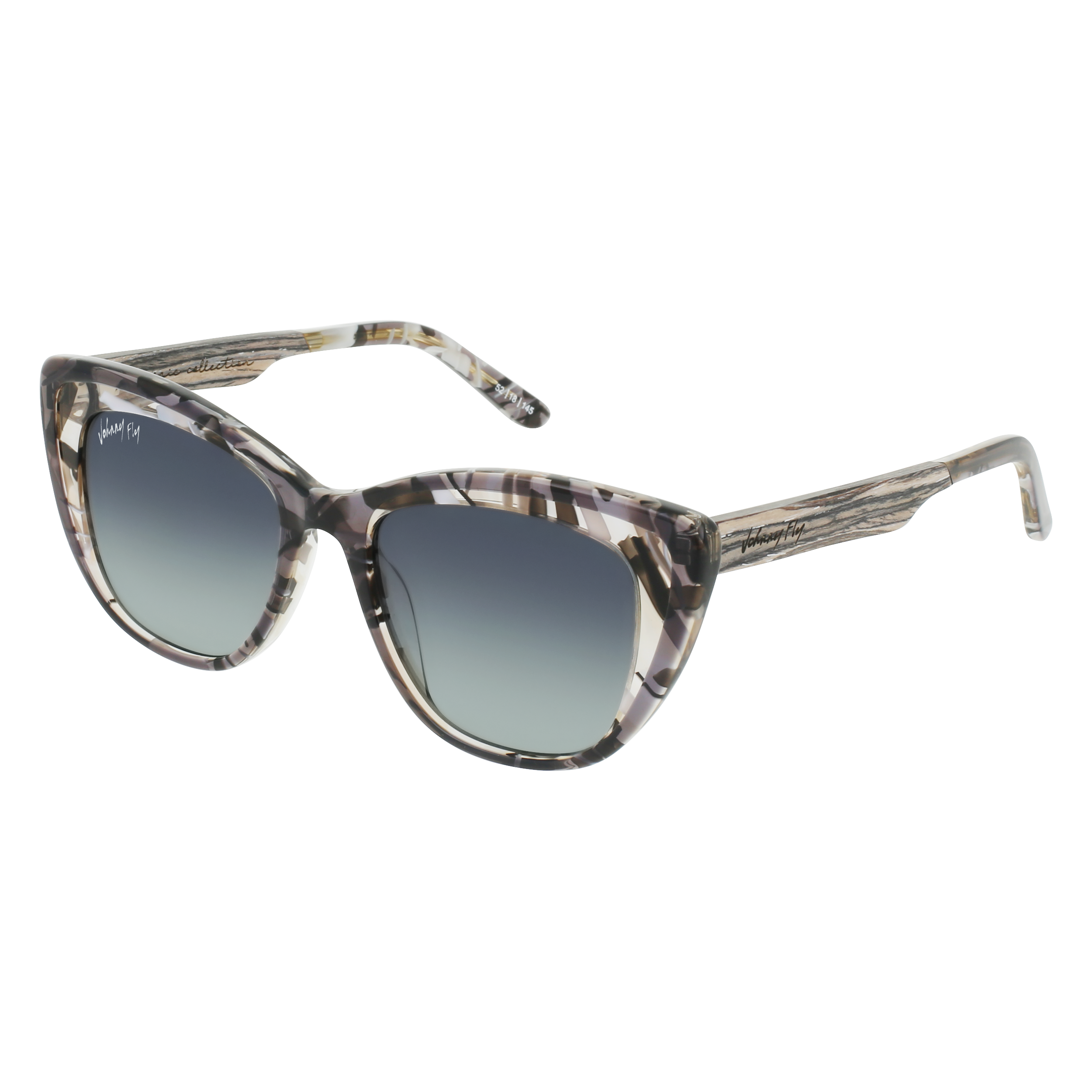 RUNWAY - Shattered Smoke - eyeglasses / Sunglasses - Johnny Fly Eyewear | #color_shattered-smoke