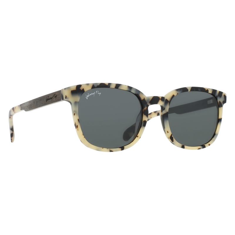 ALTITUDE Sunglasses Frame - Matte White Tortoise- Johnny Fly | ALT-MWHTRT-POL-SMK | | #color_matte-white-tortoise