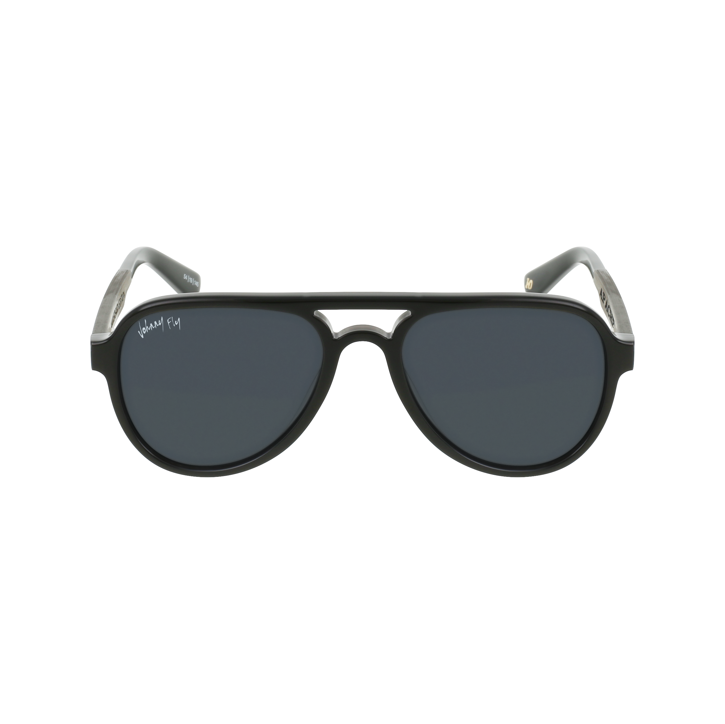 Apache Polarized Sunglasses by Johnny Fly - Anniversary Pearl || Smoke Polarized 