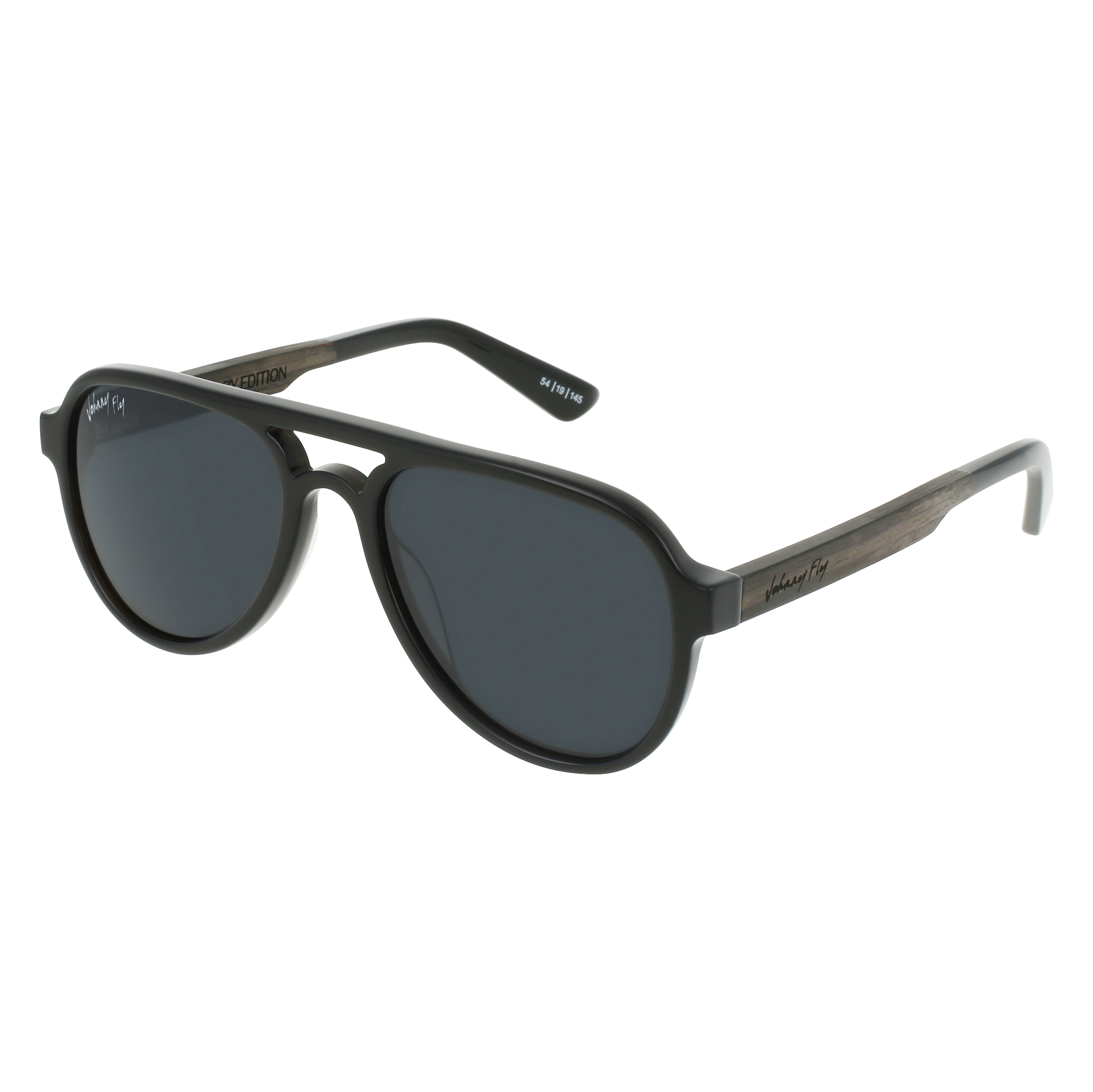 Apache Polarized Sunglasses by Johnny Fly - Anniversary Pearl || Smoke Polarized 