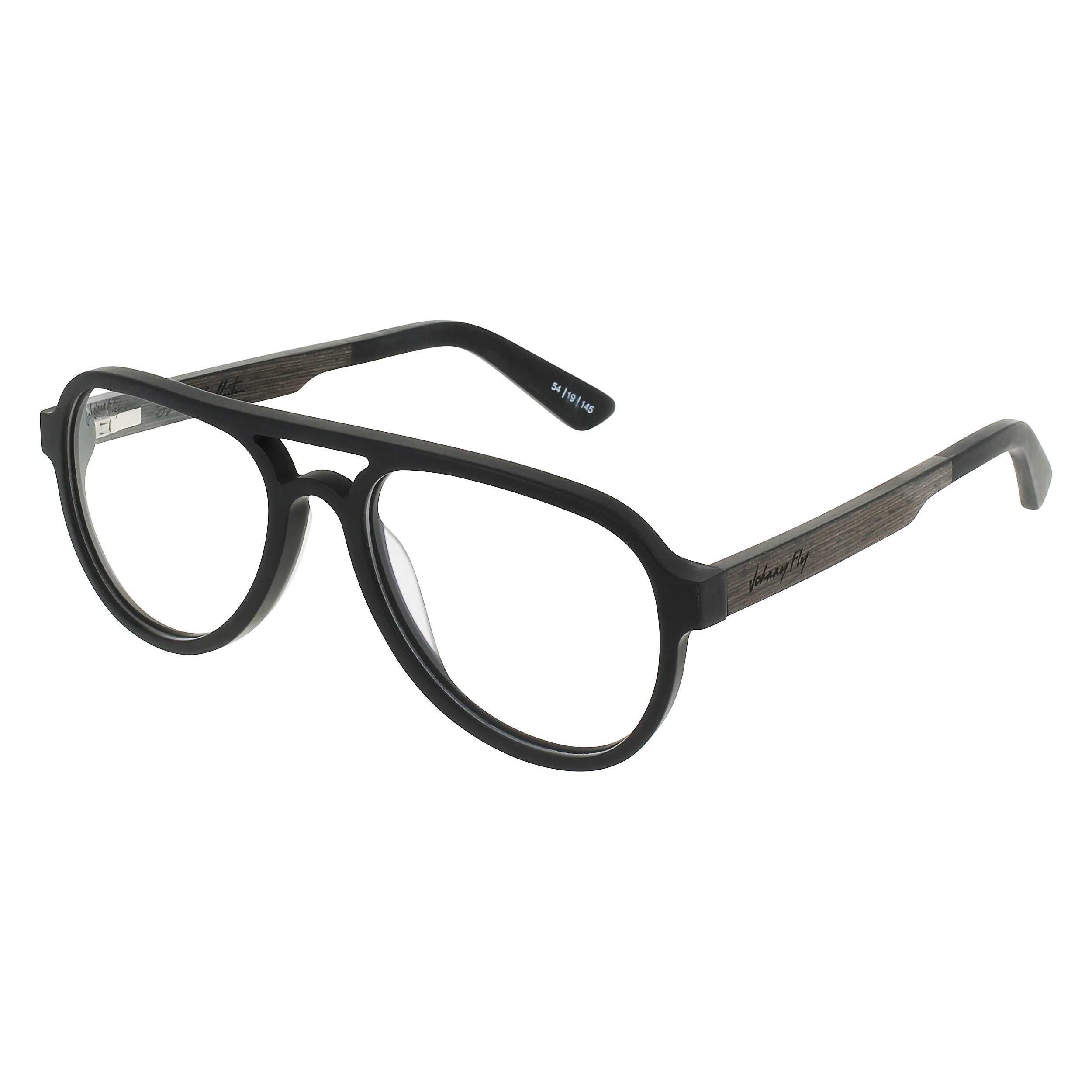 APACHE Eyeglasses Frame - Matte Black- Johnny Fly | APC-MBL-RX-EBN | | #color_matte-black