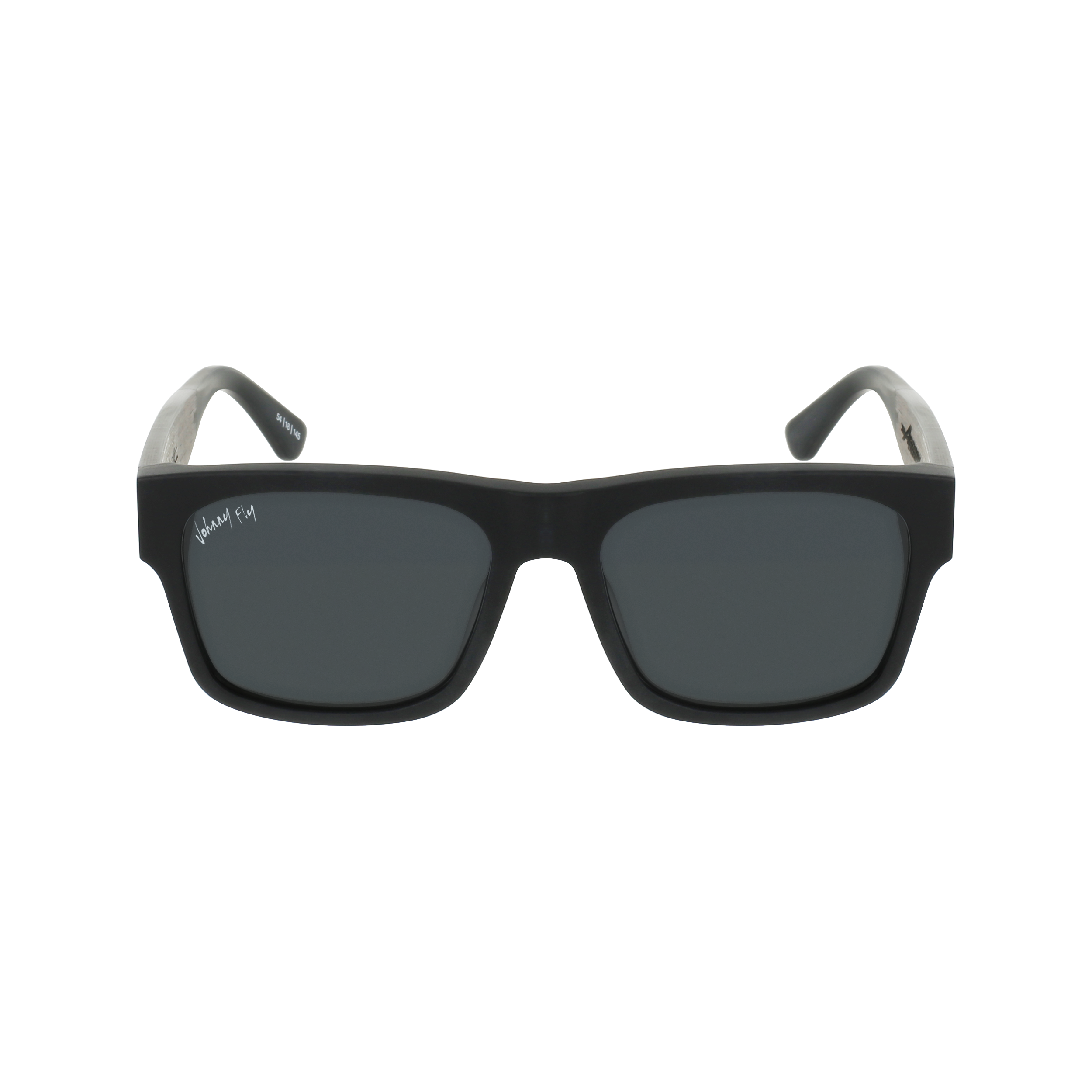 ARROW Sunglasses Frame - Matte Black- Johnny Fly | ARR-MBL-POL-SMK-EBN | | 