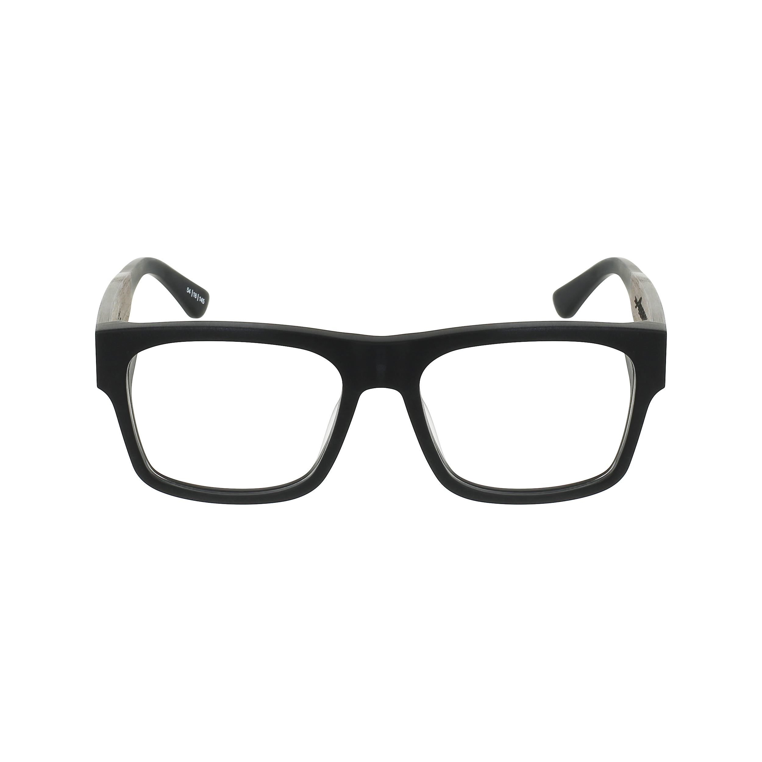 ARROW Eyeglasses Frame - Matte Black- Johnny Fly | ARR-MBL-RX-EBN | | #color_matte-black