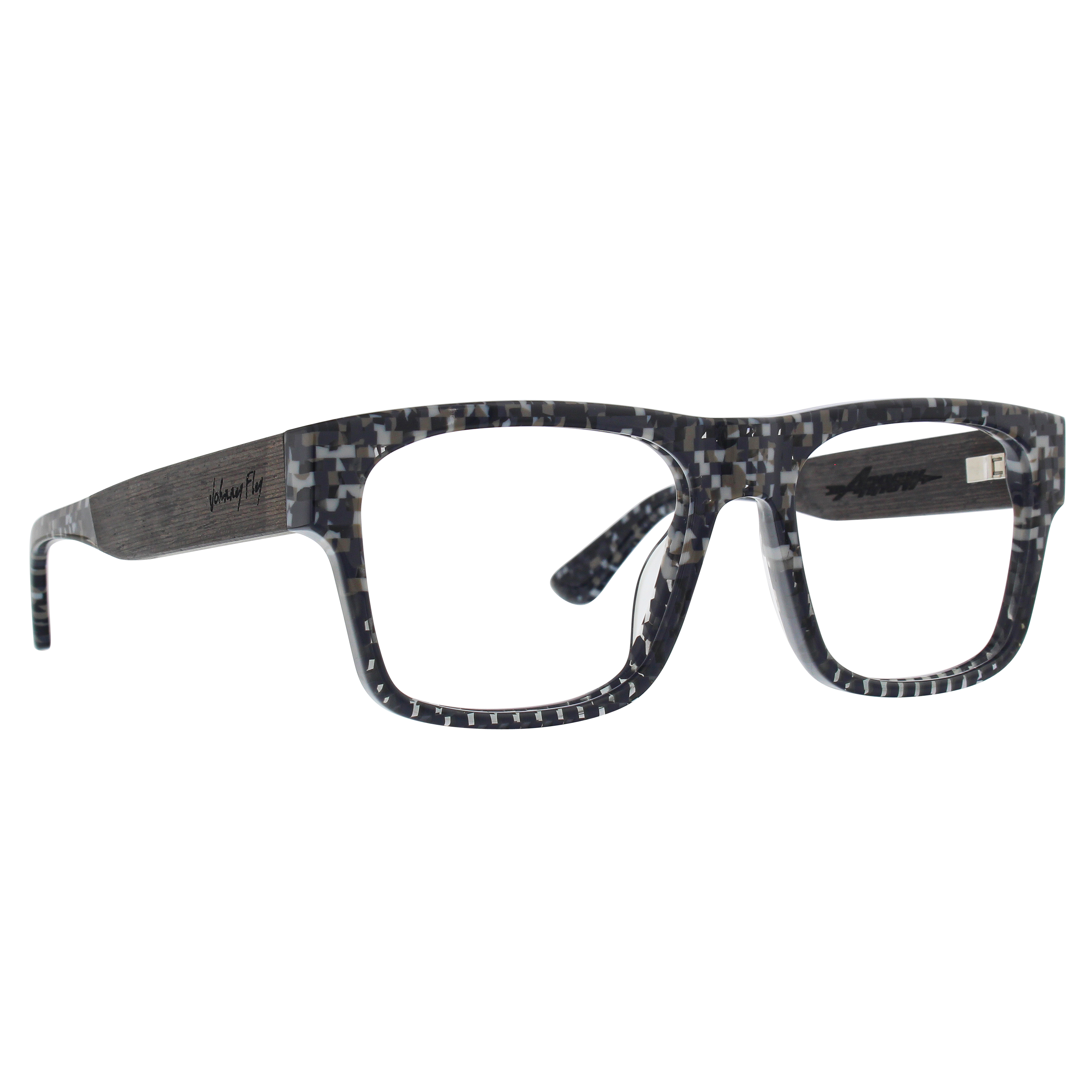 ARROW Frame - 8-Bit - Eyeglasses Frame - Johnny Fly Eyewear #color_8-bit
