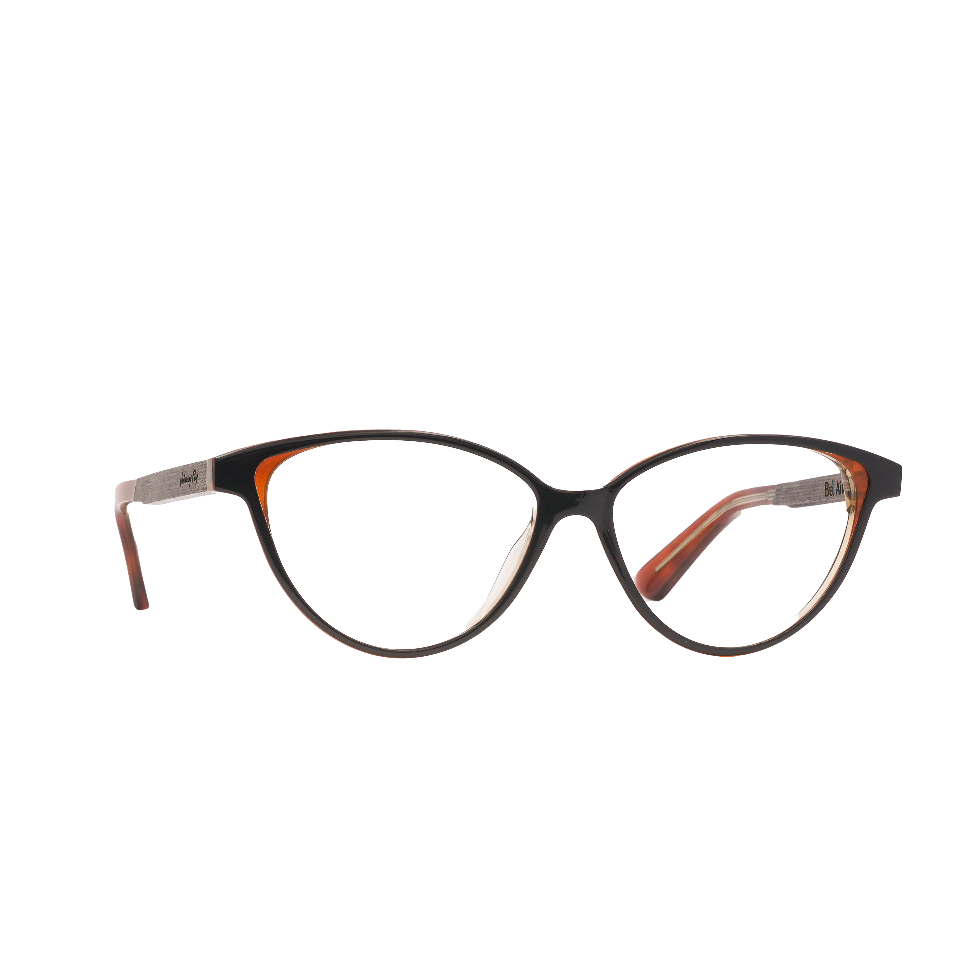 BelAir Eyeglasses by Johnny Fly | #color_black-leaf