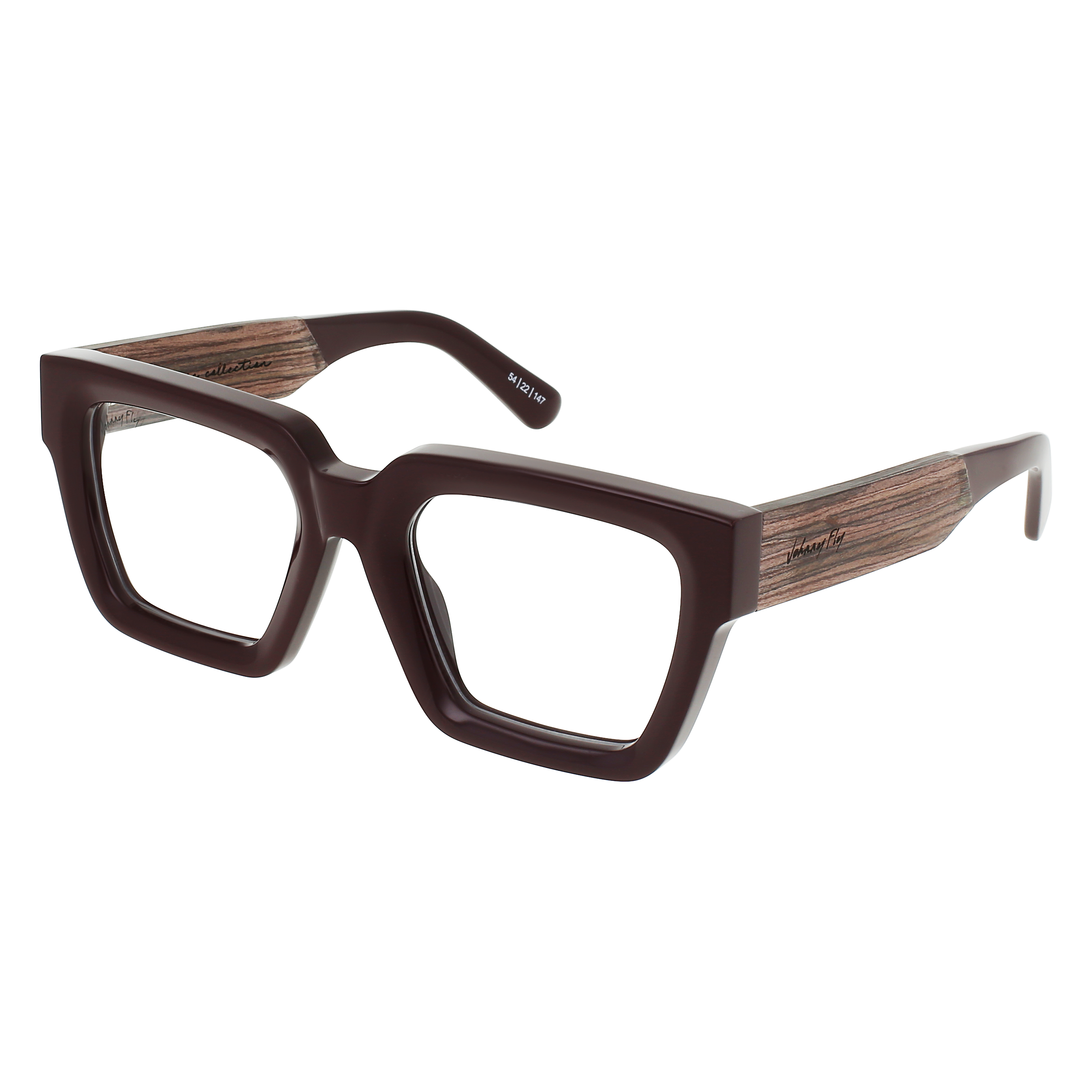 FAME Eyeglasses Frame - Cabernet- Johnny Fly | FAM-CAB-FRAME | | 