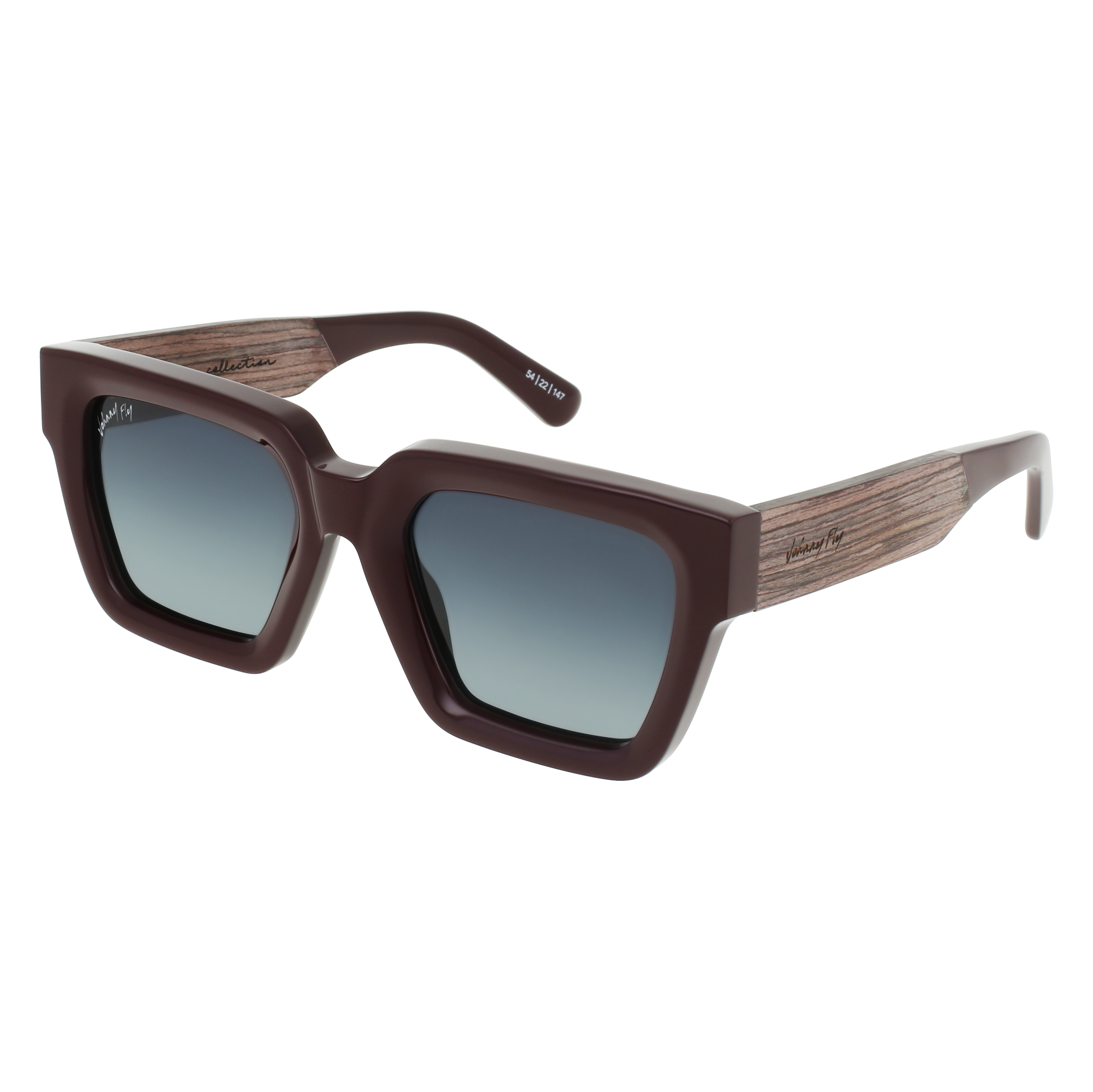 FAME Sunglasses Frame - Cabernet- Johnny Fly | FAM-CAB-POL-SMG | | #color_cabernet
