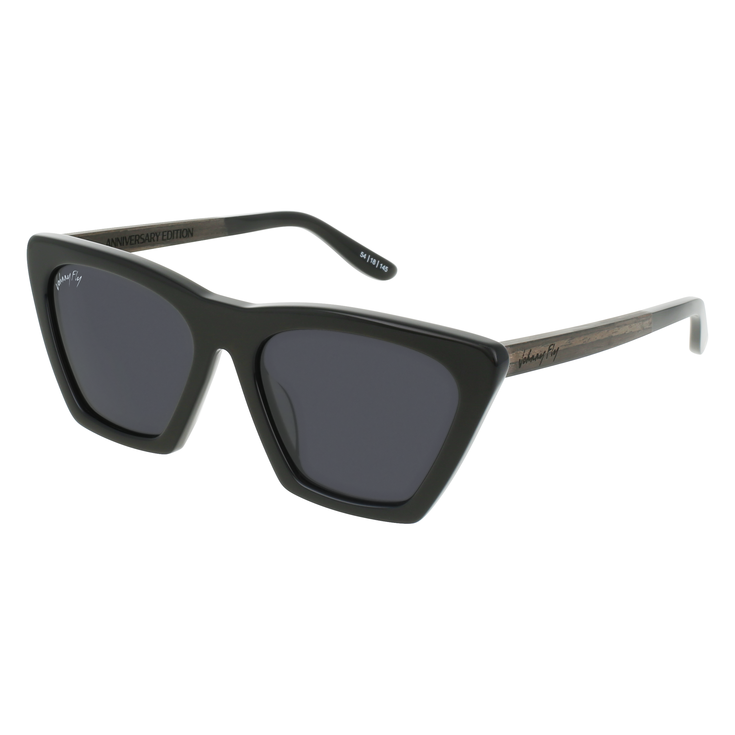 Figure Polarized Sunglasses by Johnny Fly - Anniversary Pearl || Smoke Polarized 