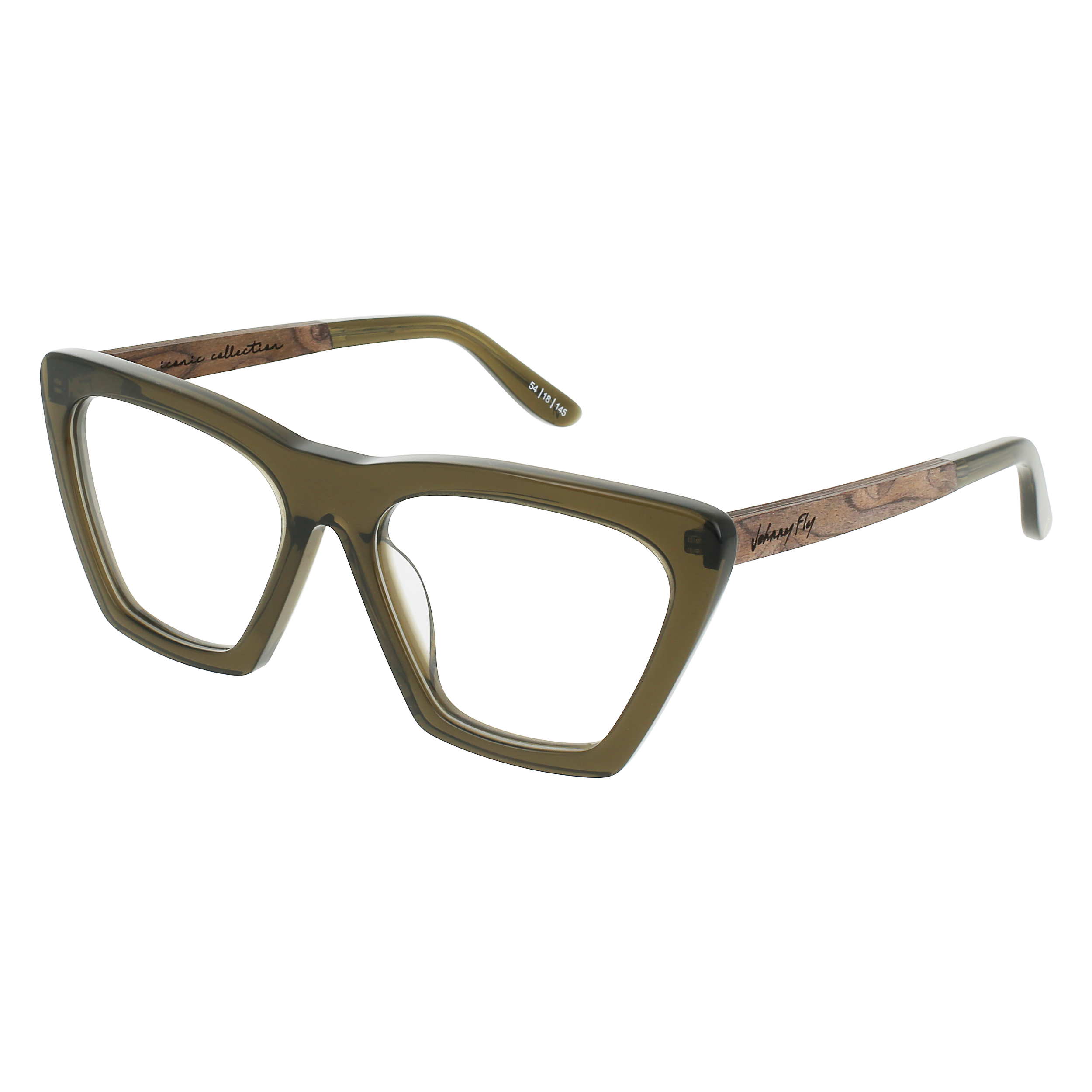 FIGURE Eyeglasses Frame - Olive- Johnny Fly | FIG-OLIV-RX-WAL | | 