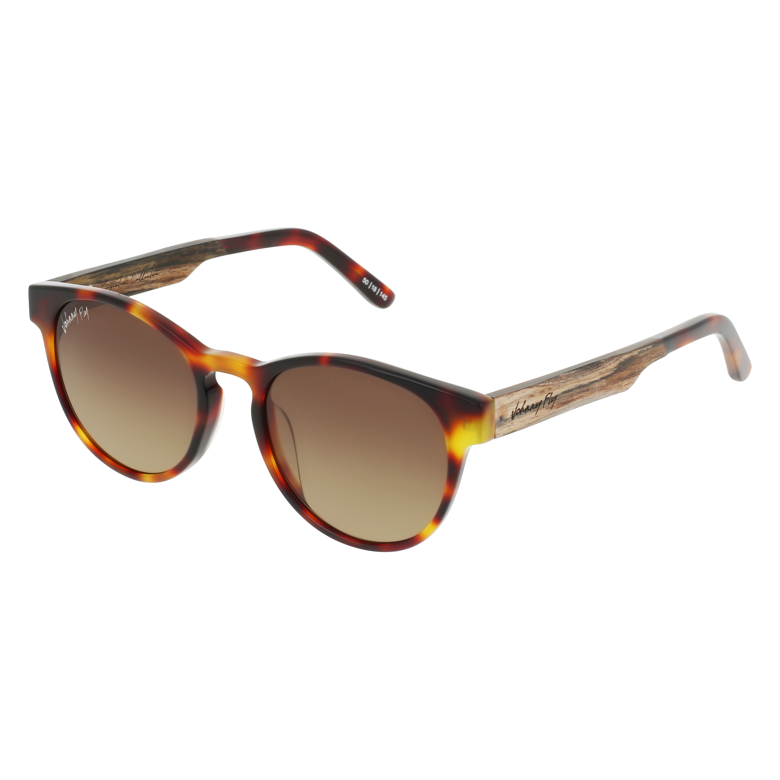 FLIGHT Sunglasses Frame - Classic Tortoise- Johnny Fly | FLI-CTRT-BG126-BGR-EBN | | 