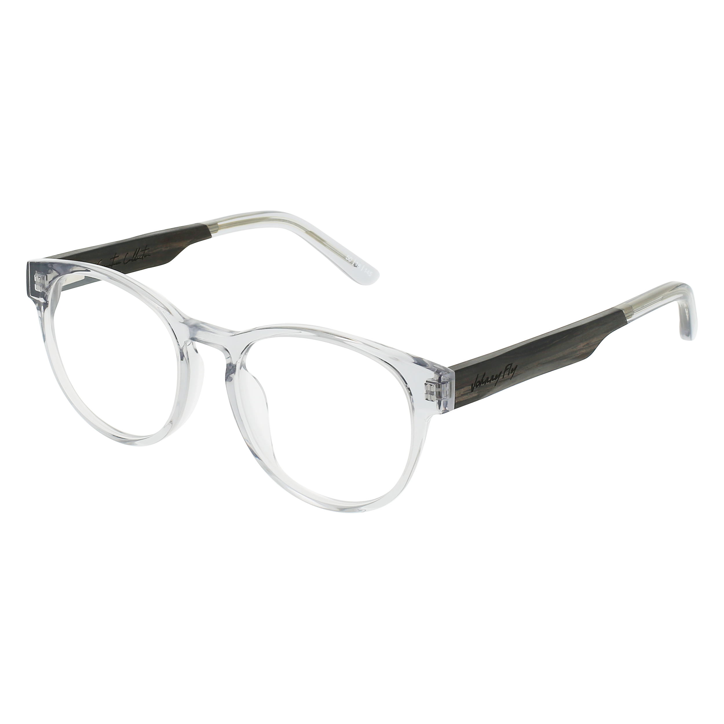 FLIGHT Eyeglasses Frame - Tinted Crystal- Johnny Fly | FLI-TCRY-RX-EBN | | 