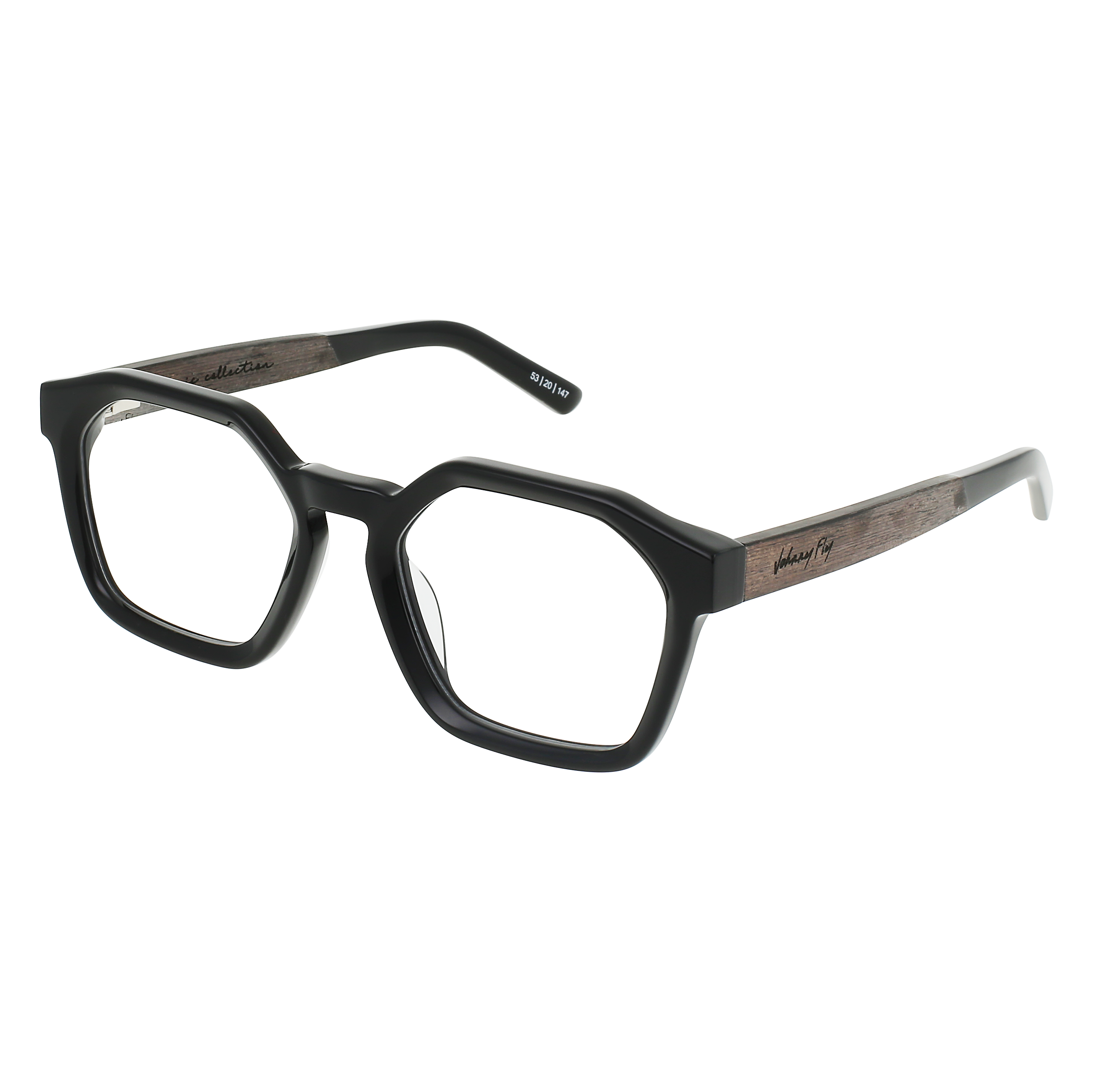 FORTUNE Eyeglasses Frame - Gloss Black- Johnny Fly | FOR-GBL-FRAME | | #color_gloss-black