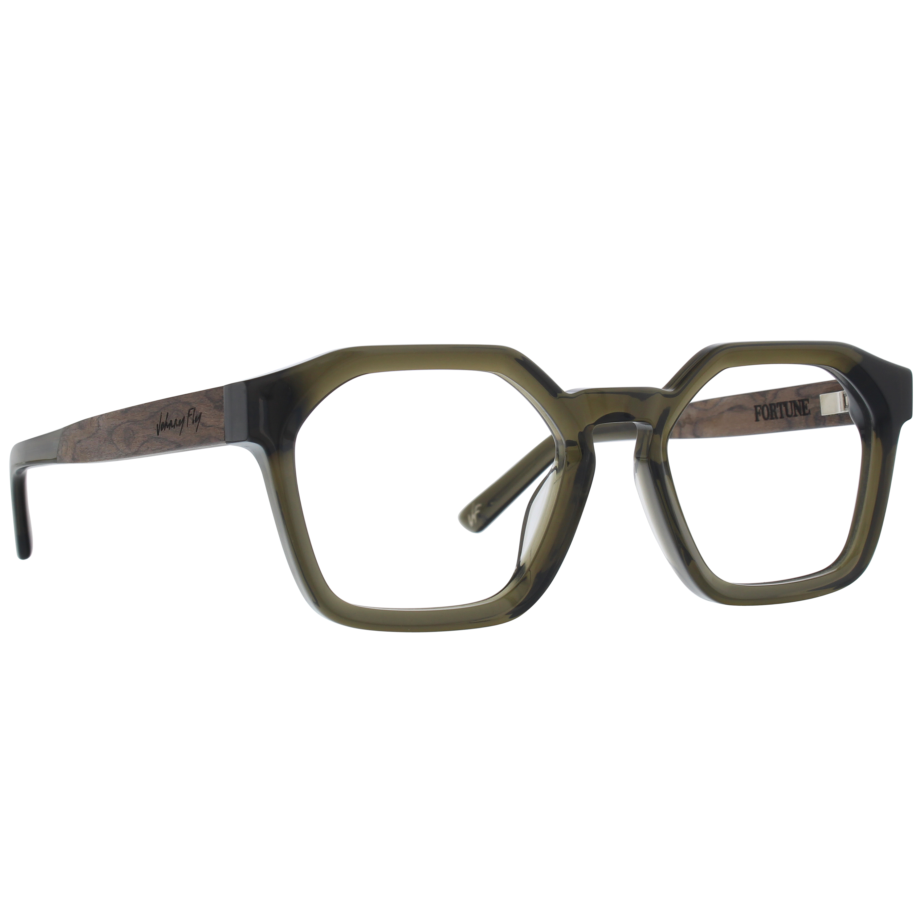 Fortune Eyeglasses by Johnny Fly | #color_liquid-olive