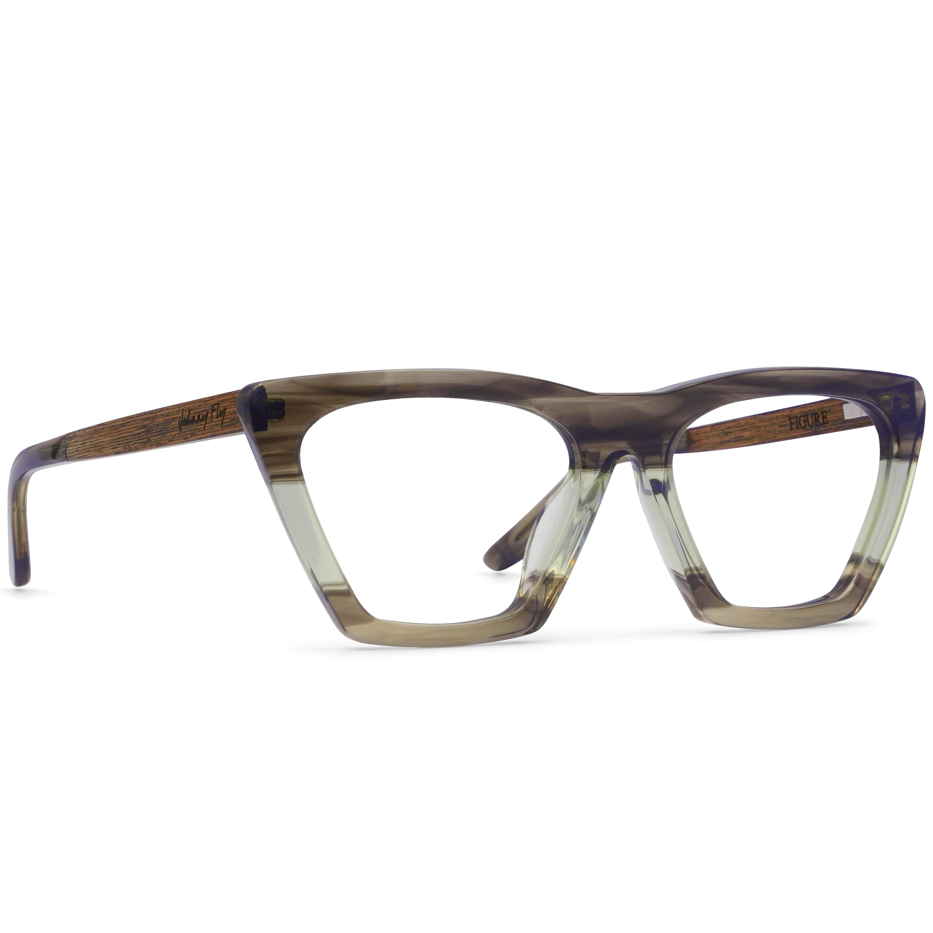 FIGURE Frame - Pistachio - Bluelight Eyeglasses Frame - Johnny Fly Eyewear #color_pistachio