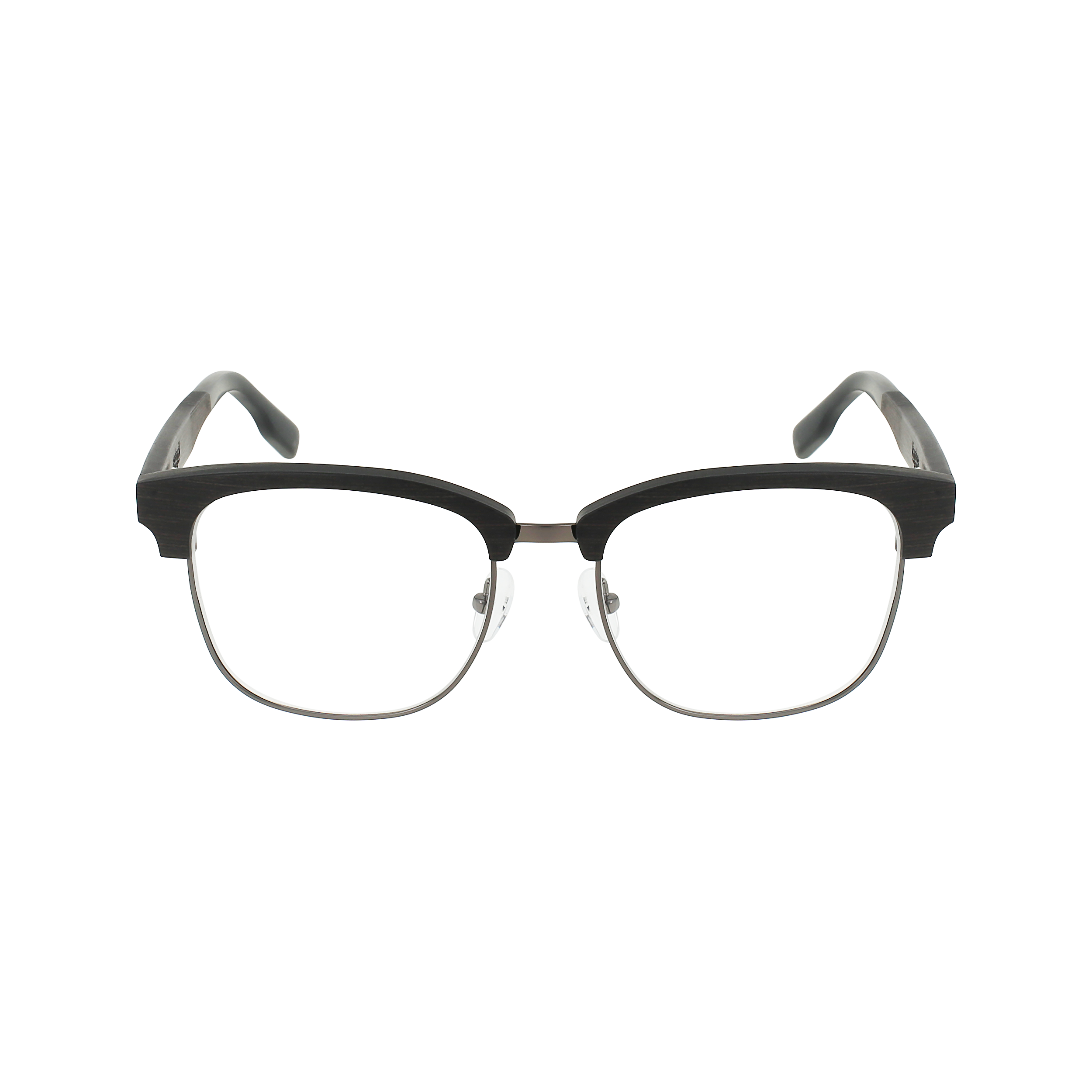 HUGHES Eyeglasses Frame - Gunmetal- Johnny Fly | HUG-BSIL-RX-EBN | | #color_gunmetal