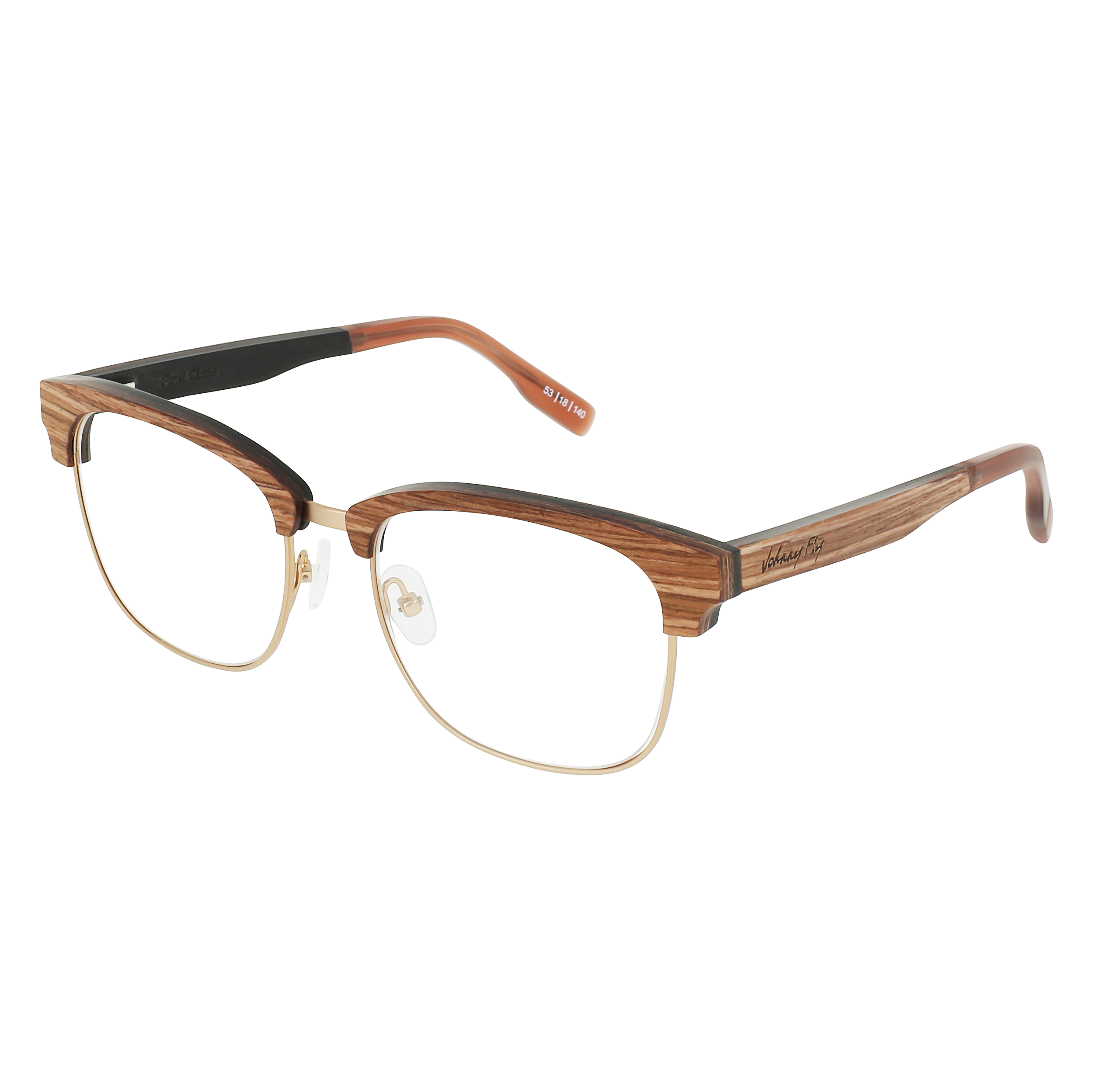 HUGHES Eyeglasses Frame - Pewter- Johnny Fly | HUG-PEW-FRA-APR | | #color_pewter