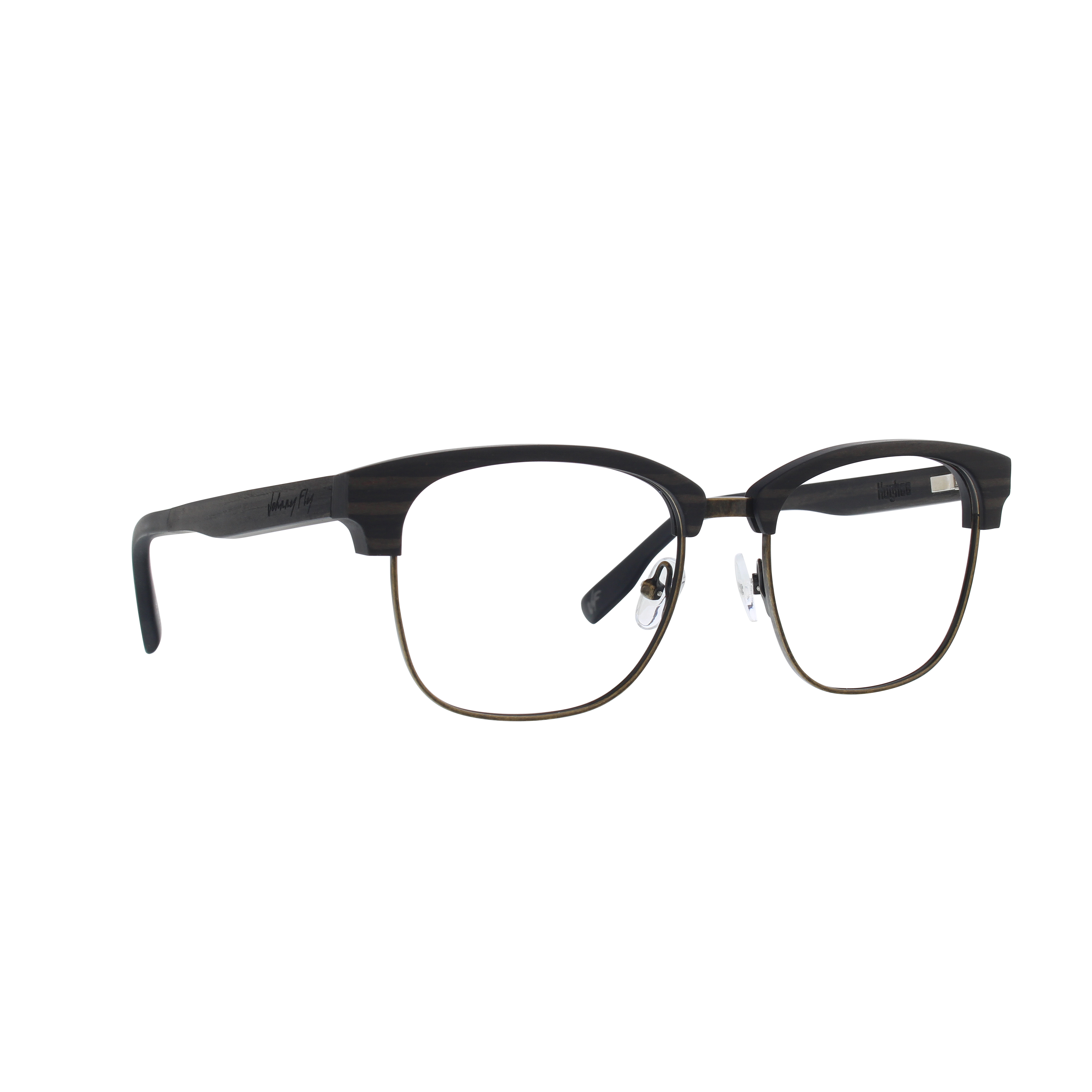 Hughes Eyeglasses by Johnny Fly | #color_weathered-brass