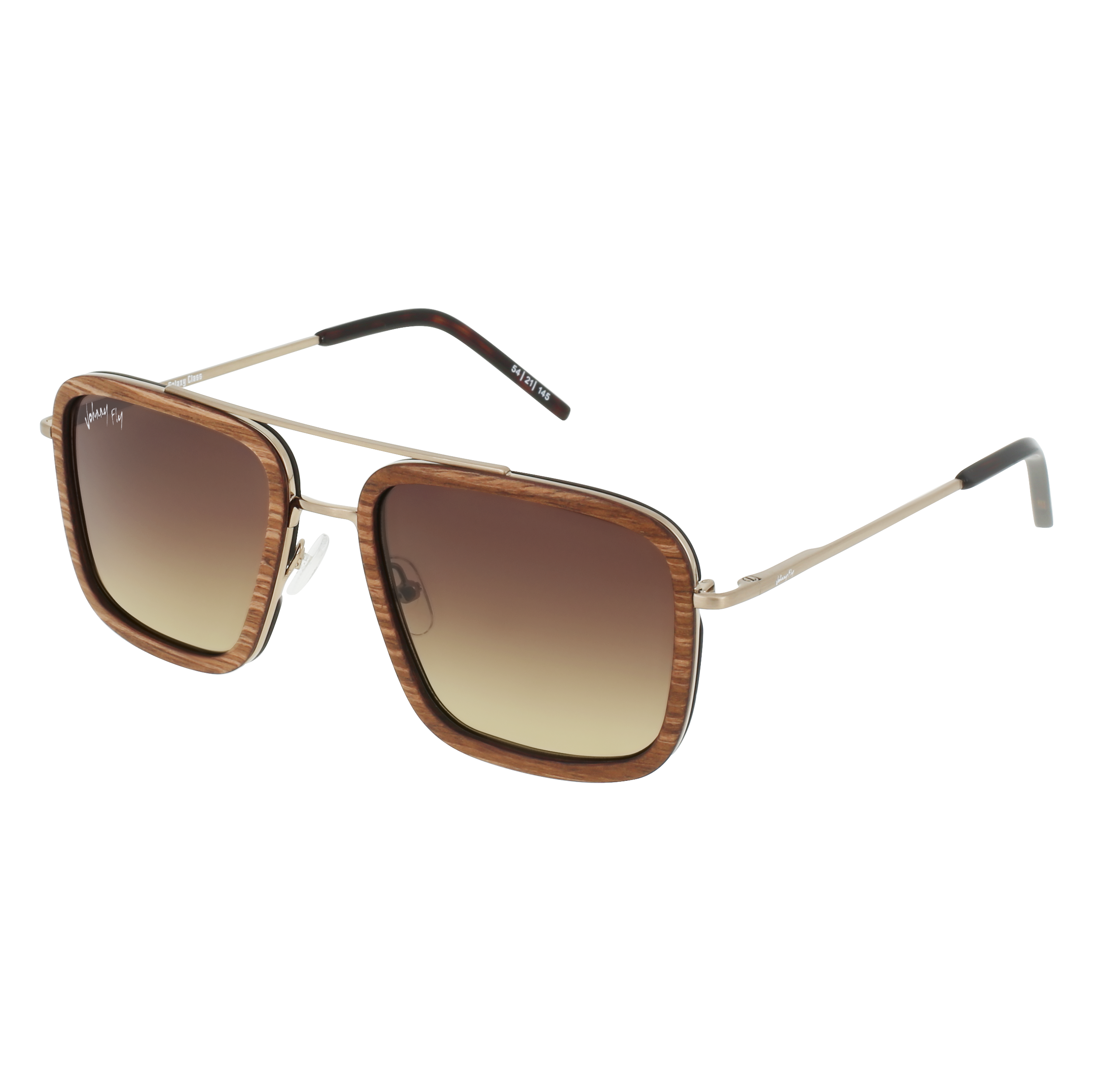 LAFORGE Sunglasses Frame - Brushed Gold- Johnny Fly | LAF-BGLD-POL-BGR | | #color_brushed-gold