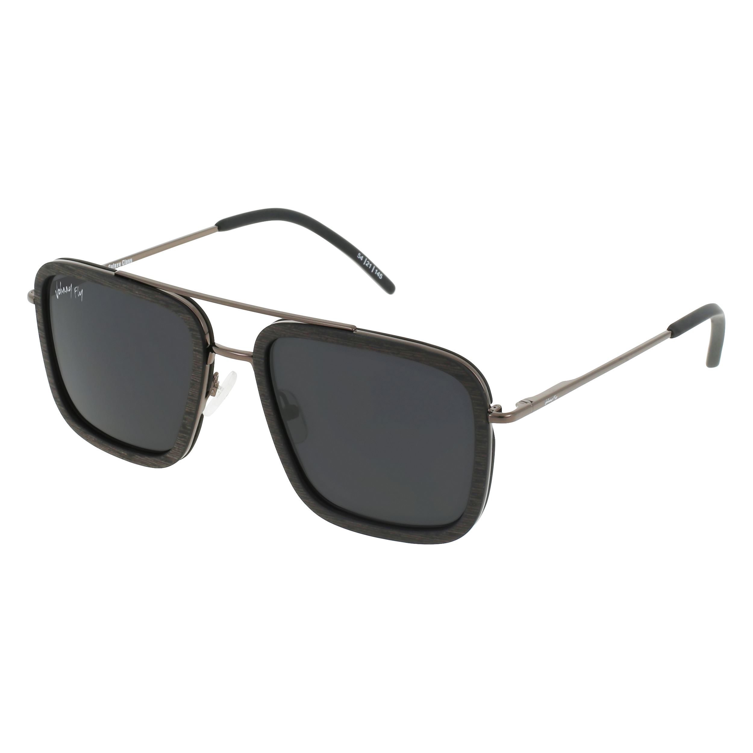 LAFORGE Sunglasses Frame - Gunmetal- Johnny Fly | LAF-GUNM-POL-SMK | | #color_gunmetal
