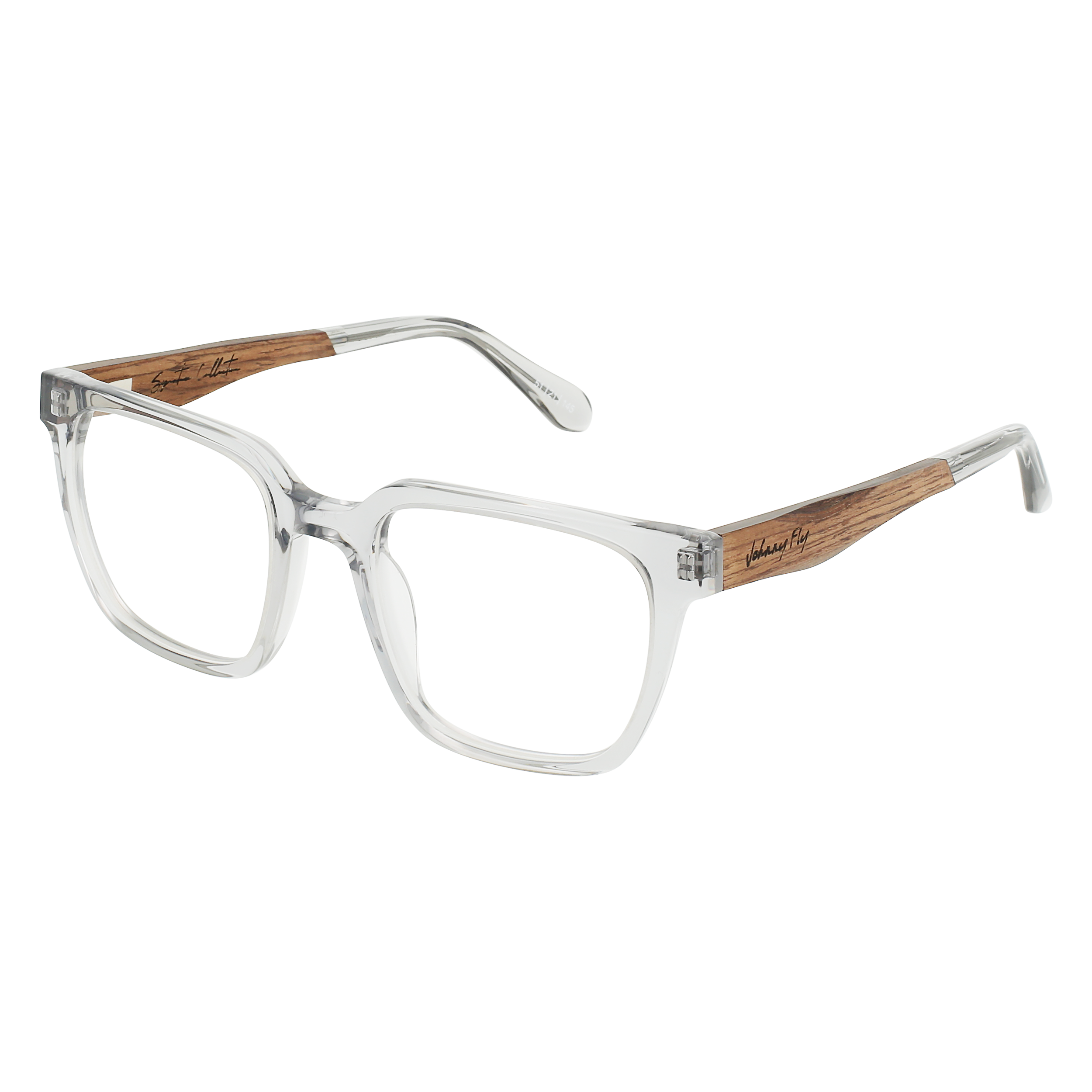 LONGITUDE Eyeglasses Frame - Tinted Crystal- Johnny Fly | LNG-TCRY-FRA | | #color_tinted-crystal