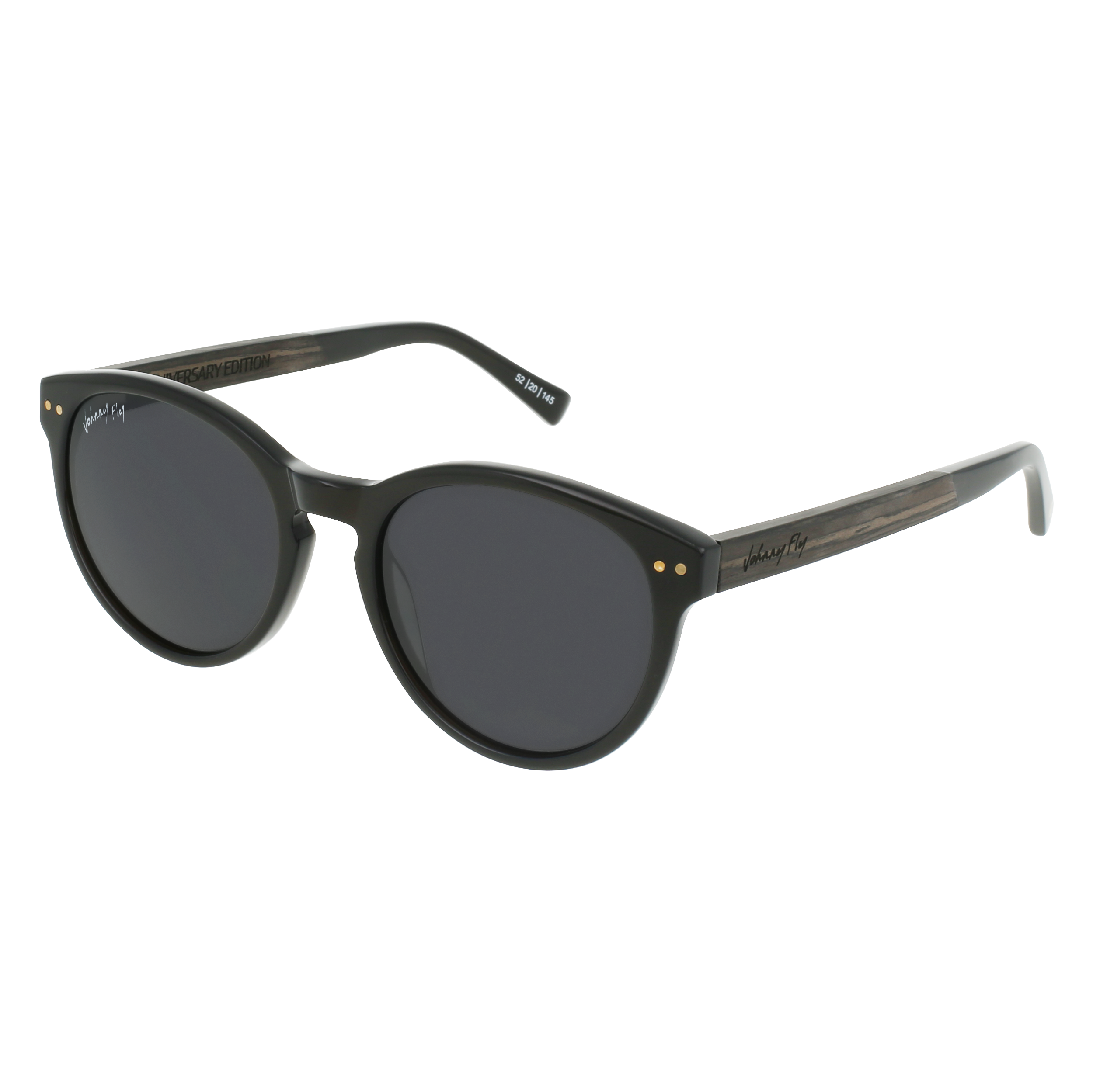 Latitude Polarized Sunglasses by Johnny Fly - Anniversary Pearl || Smoke Polarized 