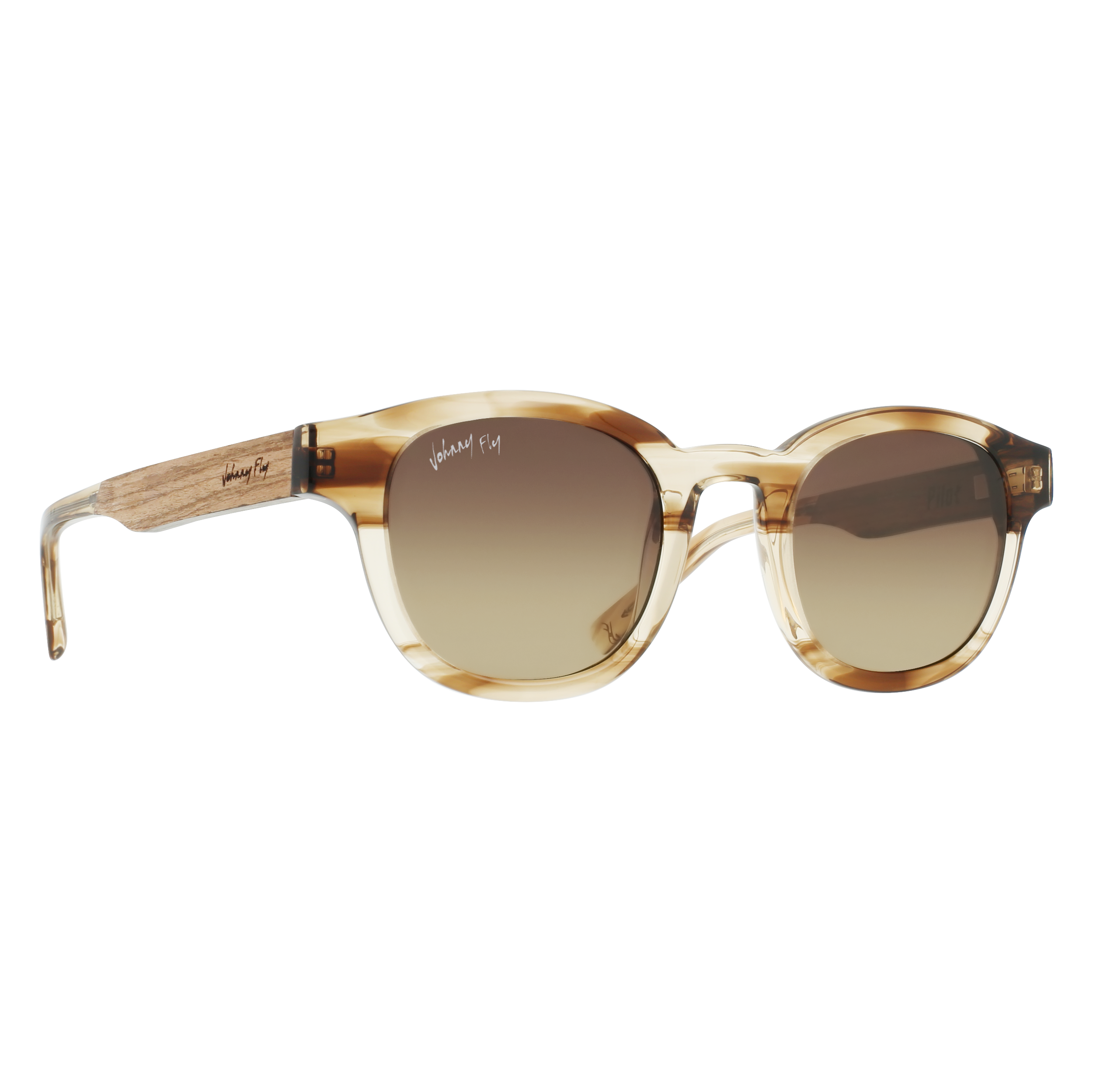 PILOT Sunglasses Frame - Almond- Johnny Fly | PIL-ALM-POL-BGR | | 