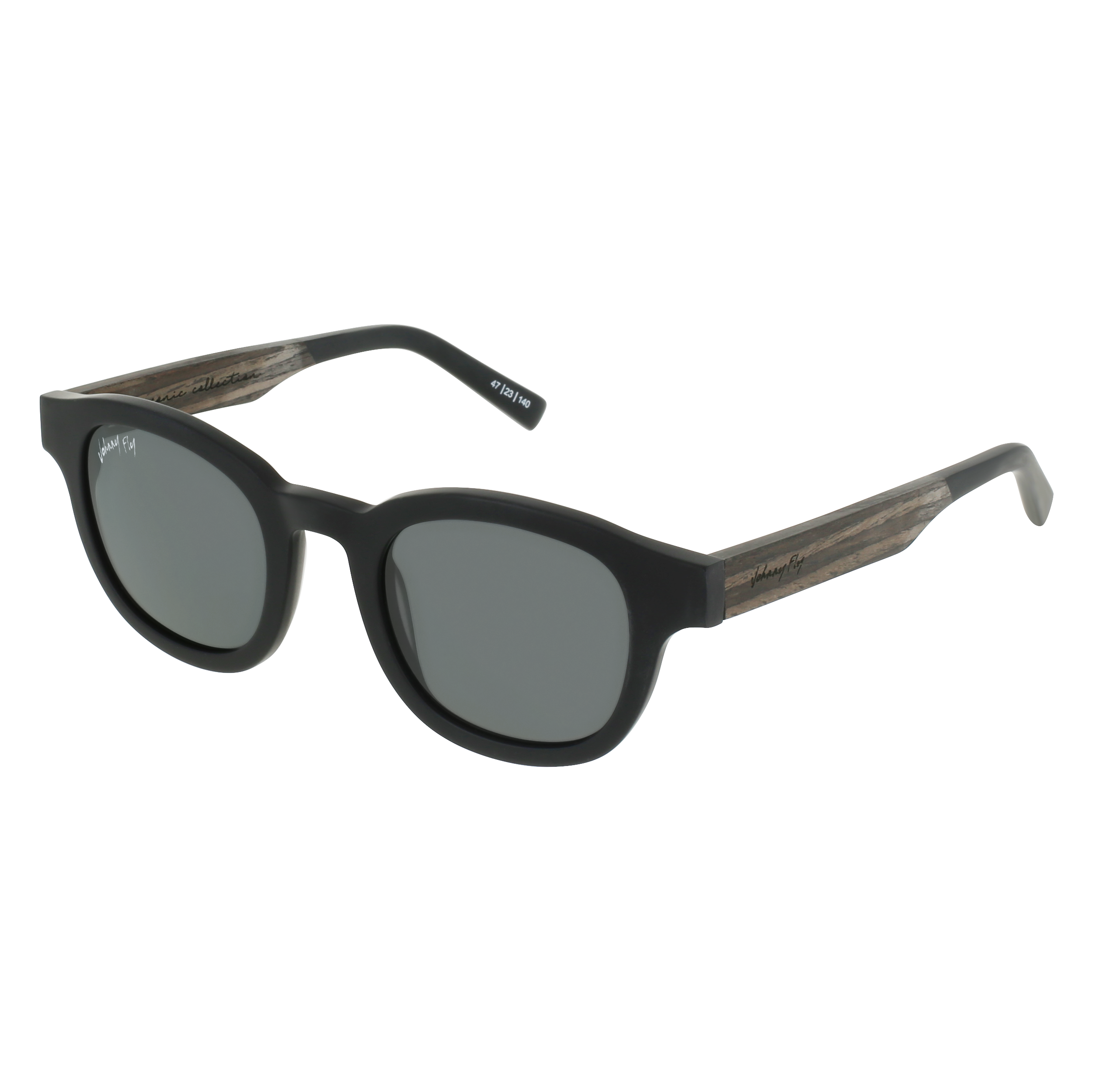 PILOT Sunglasses Frame - Matte Black- Johnny Fly | PLT-MBL-POL-SMK | | 