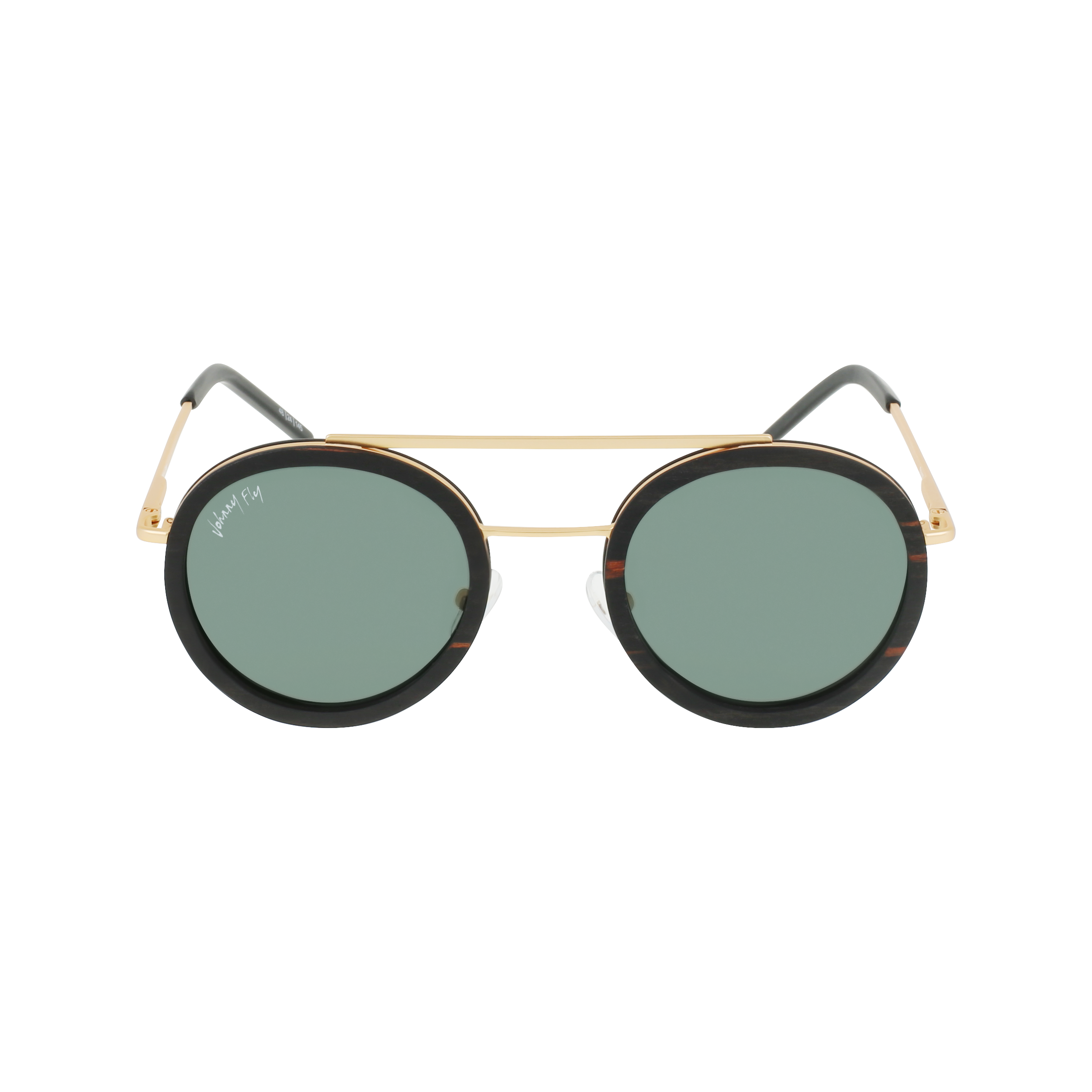 RIKER Sunglasses Frame - Gold- Johnny Fly | RIK-GLD-CR39-G15-EBN_EBN | | #color_gold