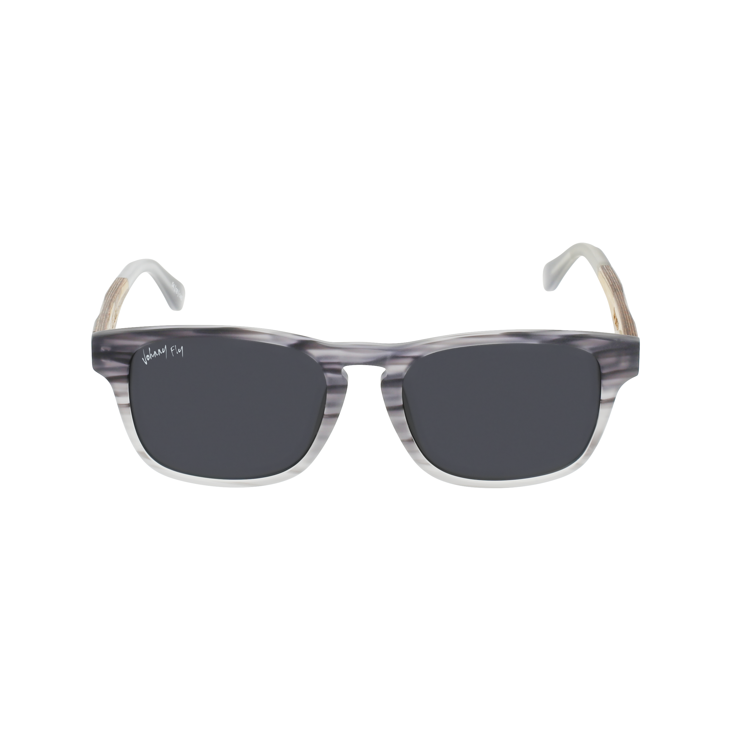 SPLINTER Sunglasses Frame - Matte Marble Grey- Johnny Fly | SPL-MBG-POL-SMK-ZEB | | #color_matte-marble-grey