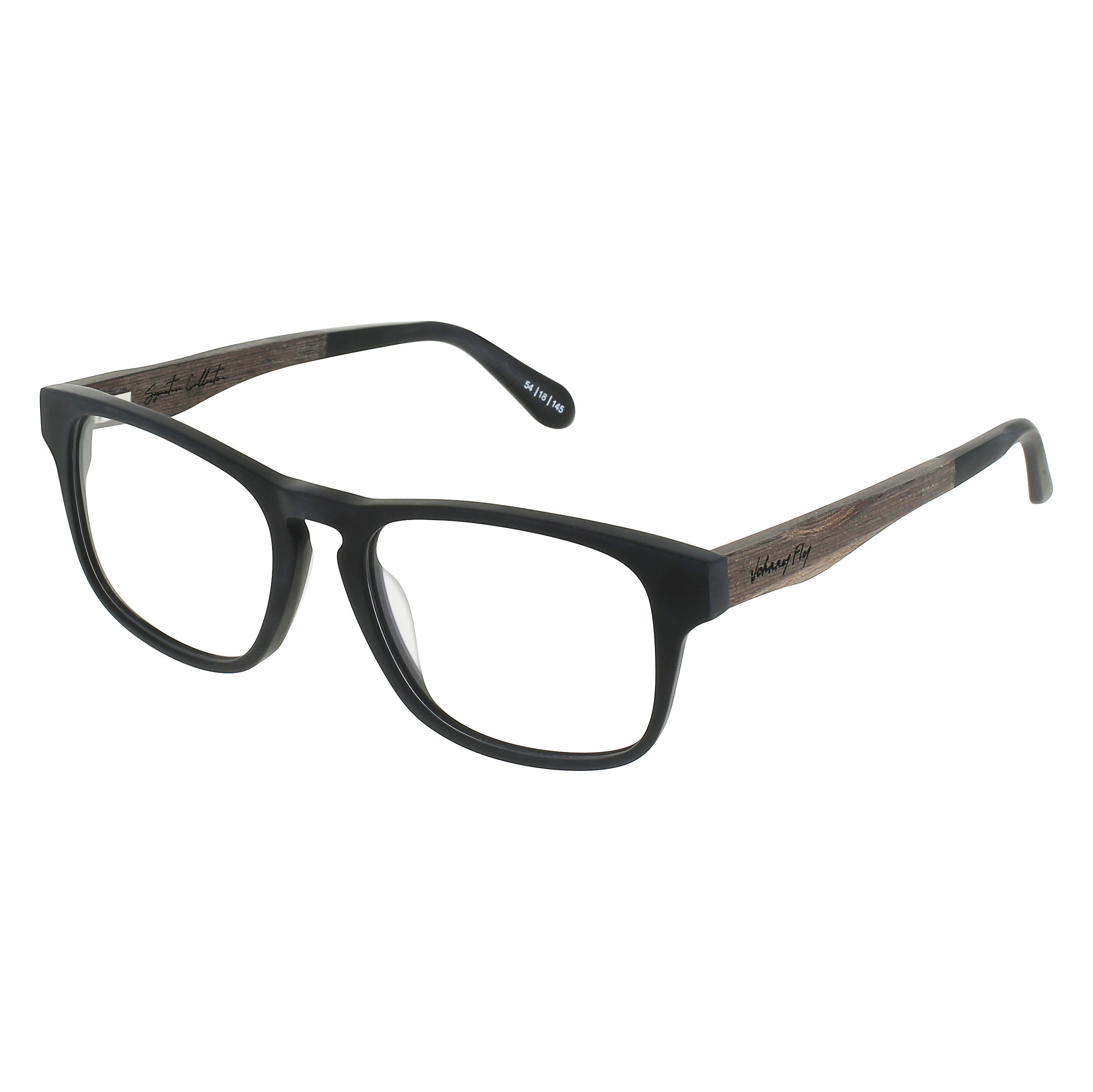 SPLINTER Eyeglasses Frame - Matte Black- Johnny Fly | SPL-MBL-RX-CLR-VIN | | #color_matte-black