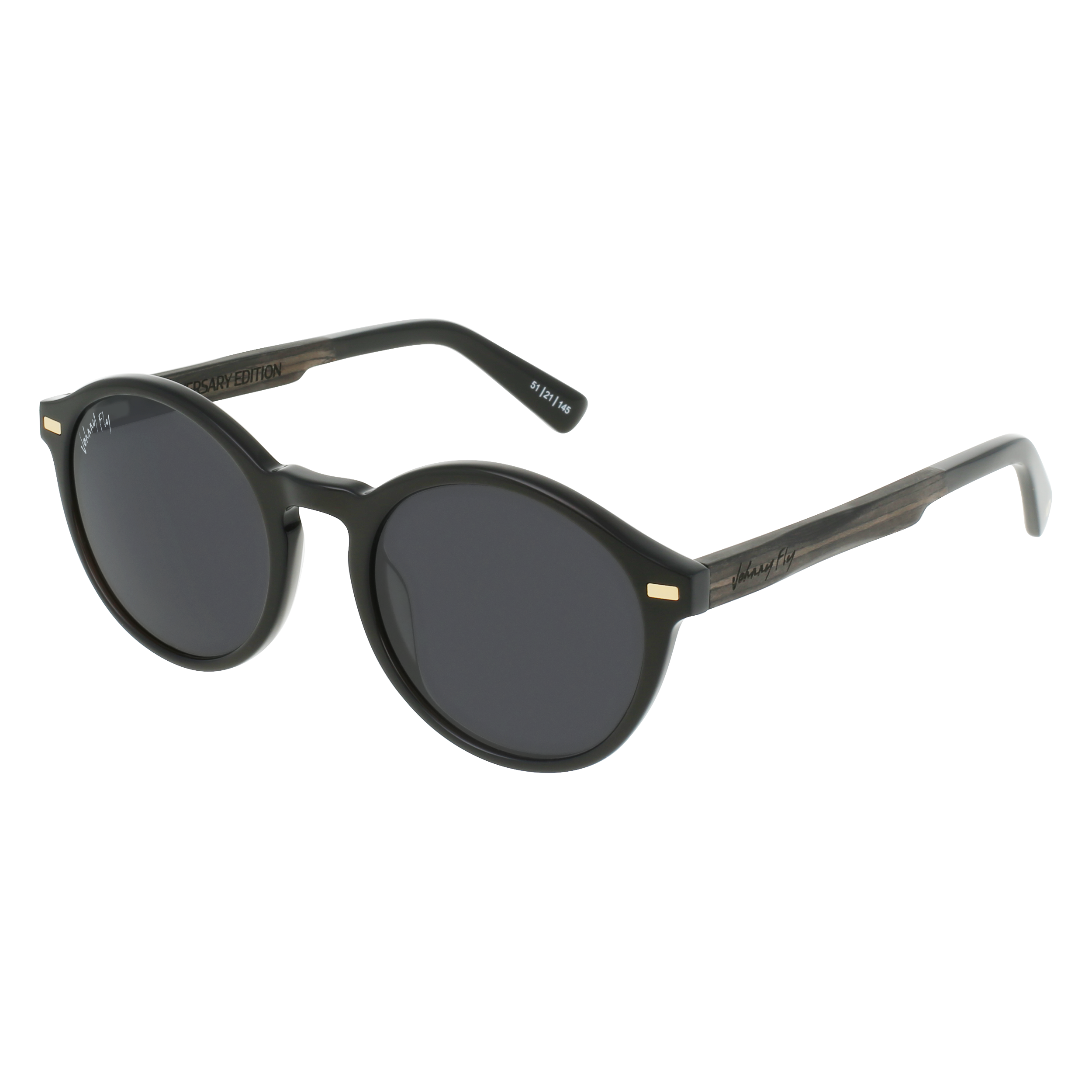 UFO Polarized Sunglasses by Johnny Fly - Anniversary Pearl || Smoke Polarized 