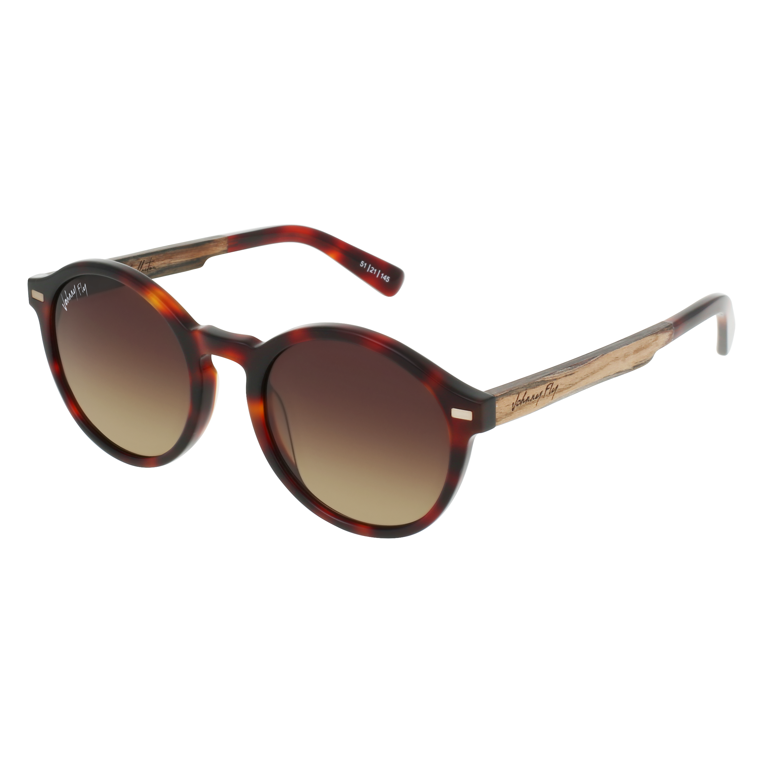 UFO Sunglasses Frame - Classic Tortoise- Johnny Fly | UFO-CTRT-BG126-BGR-EBN | | 