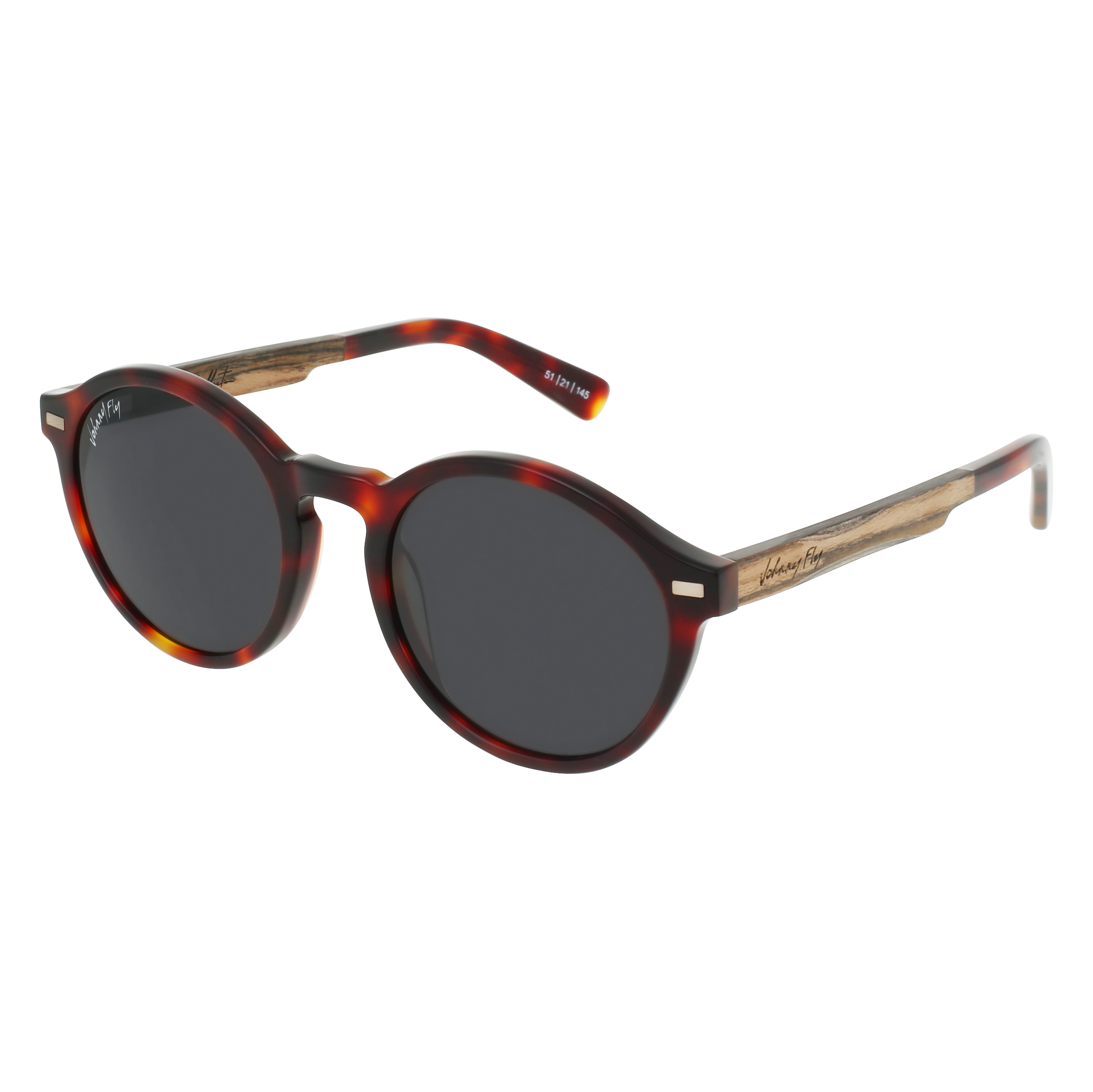 UFO Sunglasses Frame - Classic Tortoise- Johnny Fly | UFO-CTRT-S09-SMK | | 