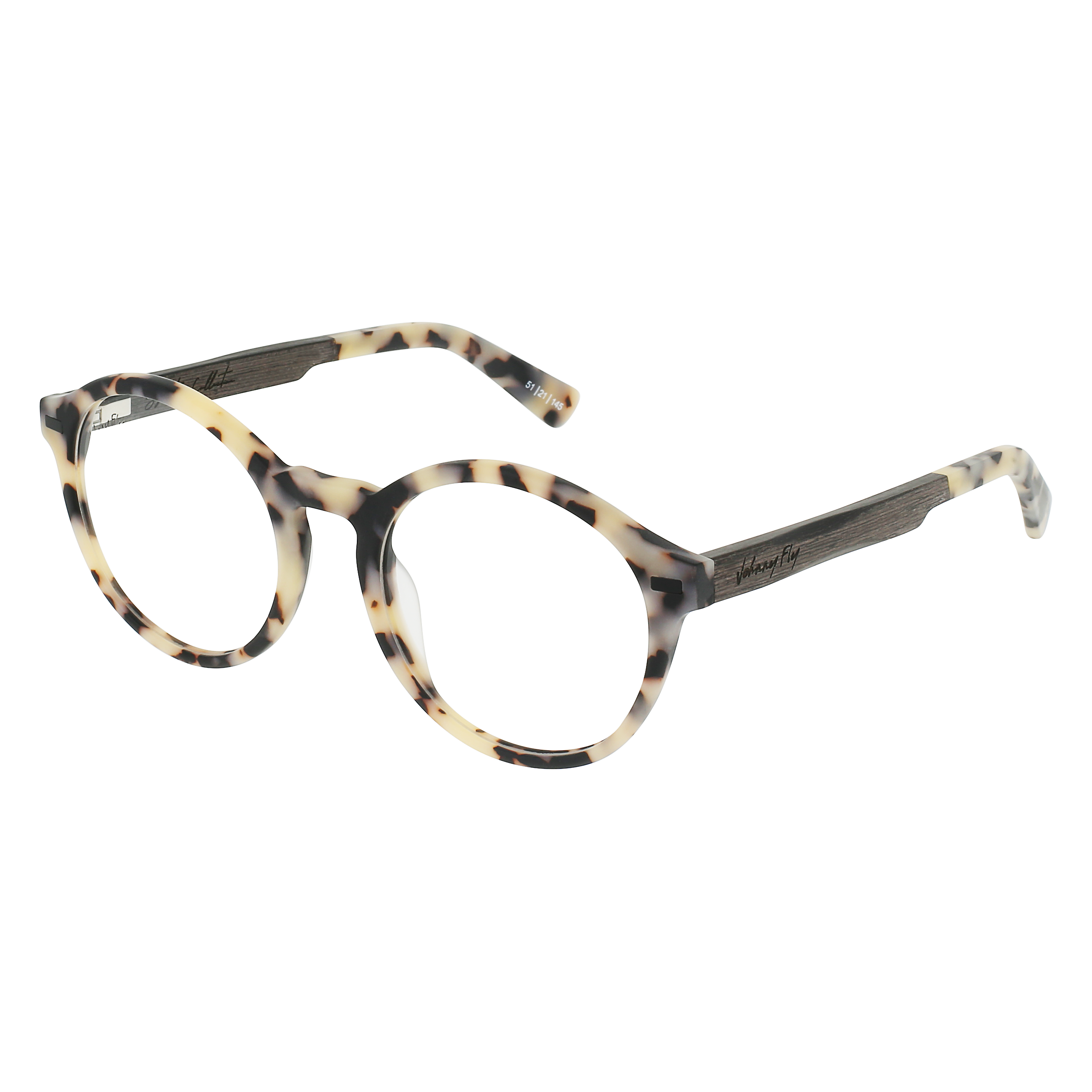 UFO Eyeglasses Frame - Matte White Tortoise- Johnny Fly | UFO-MWHTRT-FRAME | | 